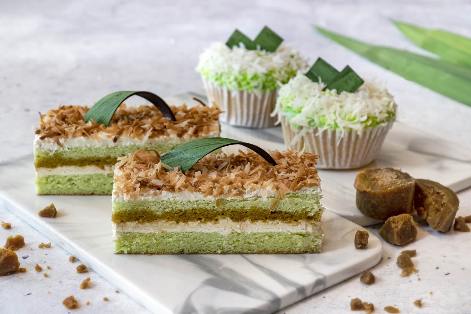 Gula melaka petite cakes and cupcakes