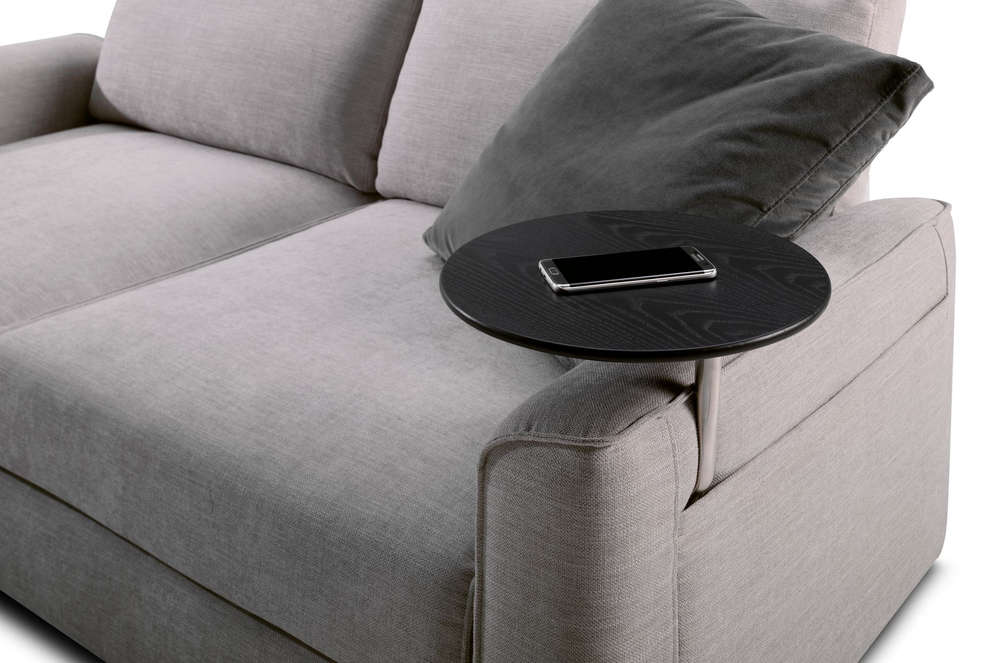 The Crescent charge table is part of King's additional innovative features that injects extra functionality into your furniture pieces