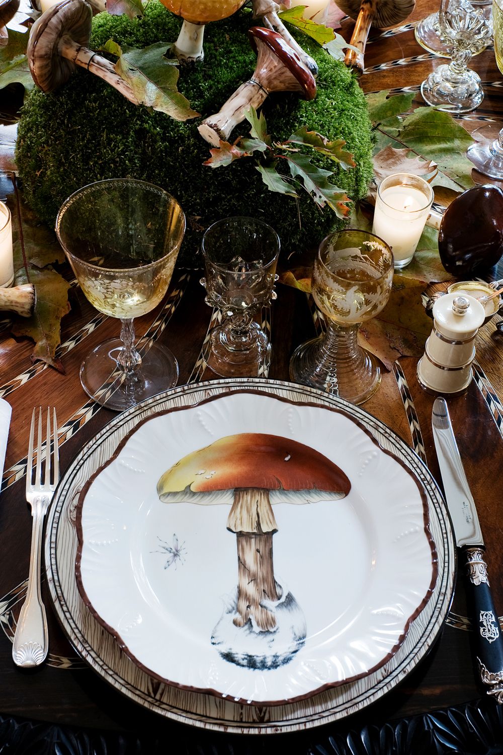 The Les Champignons designed by the Alberto Pinto agency in collaboration with The Invisible Collection adds a whimsical touch Image: Courtesy of The Invisible Collection