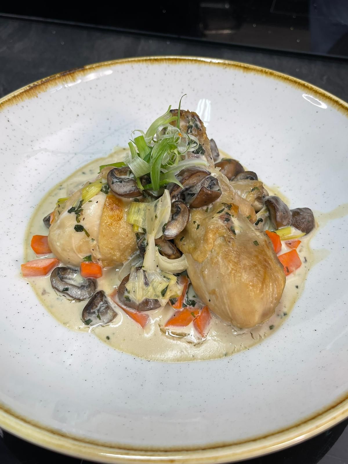 Stewed chicken drumstick
