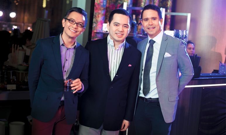 菲律賓 Salcedo Auctions拍賣行創辦人Richie Lerma, 擔任Tatler推薦人且身為企業家的Paolo Martel與珠寶品牌Jewelmer的執行副總暨副執行長的2017 Gen.T入選者Jacques Christophe Branellec