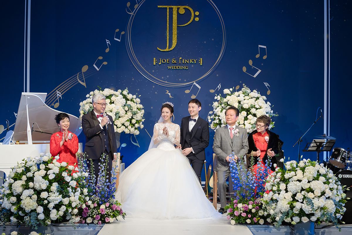 李阿利、林本源伉儷,林宜琳、劉郁麟伉儷,劉樹居、黃淑美伉儷