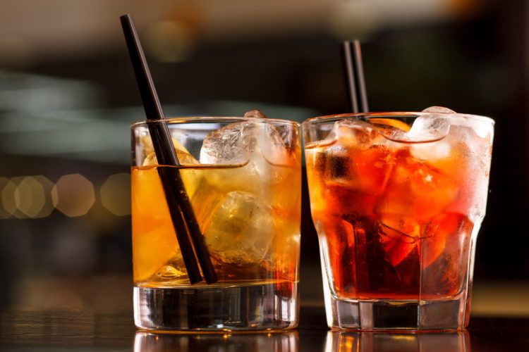 cocktail in the bar