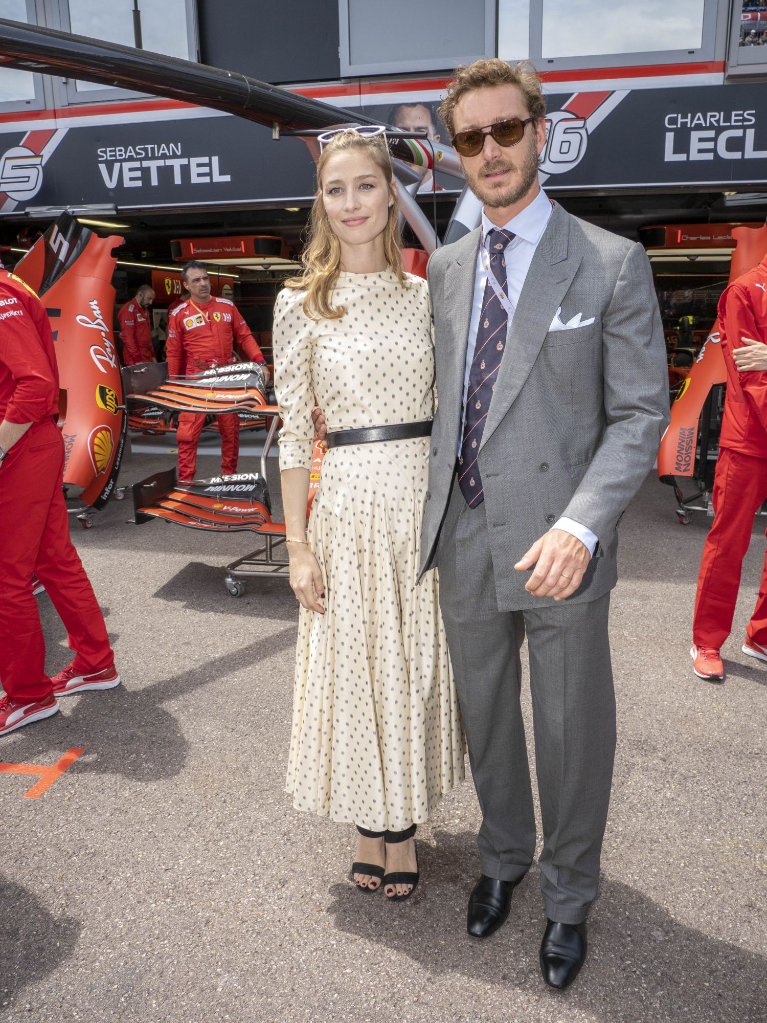 MONTE-CARLO, MONACO - MAY 26: Pierre Casiraghi and Beatrice Casiraghi attends the F1 Grand Prix of Monaco on May 26, 2019 in Monte-Carlo, Monaco. (Photo by Arnold Jerocki/FilmMagic)