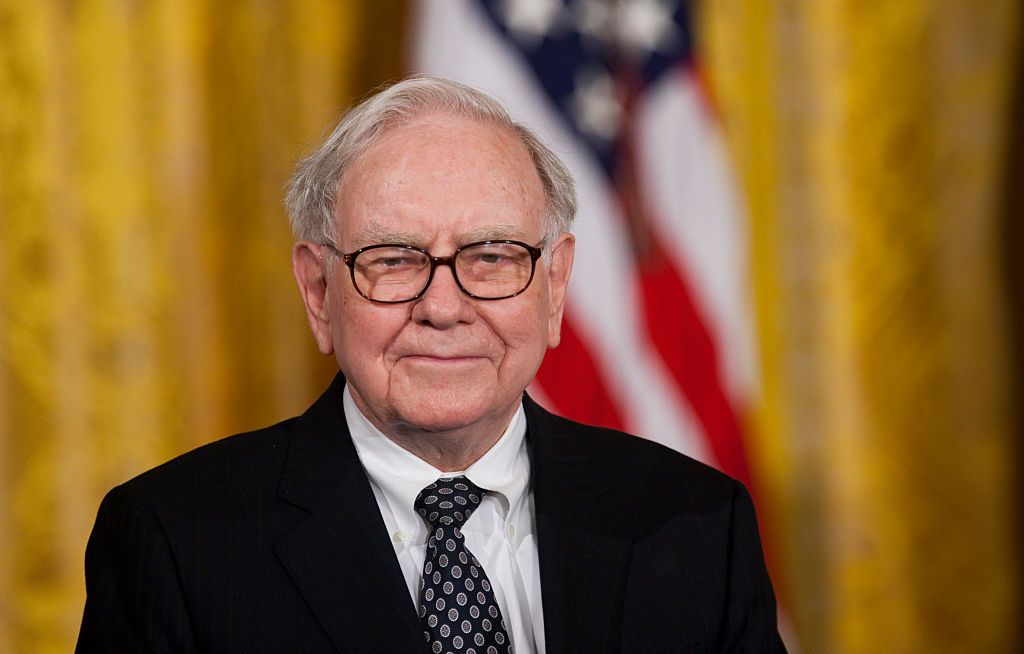 Investor and philanthropist Warren Buffet at the White House in Washington. (Photo by Brooks Kraft LLC/Corbis via Getty Images)