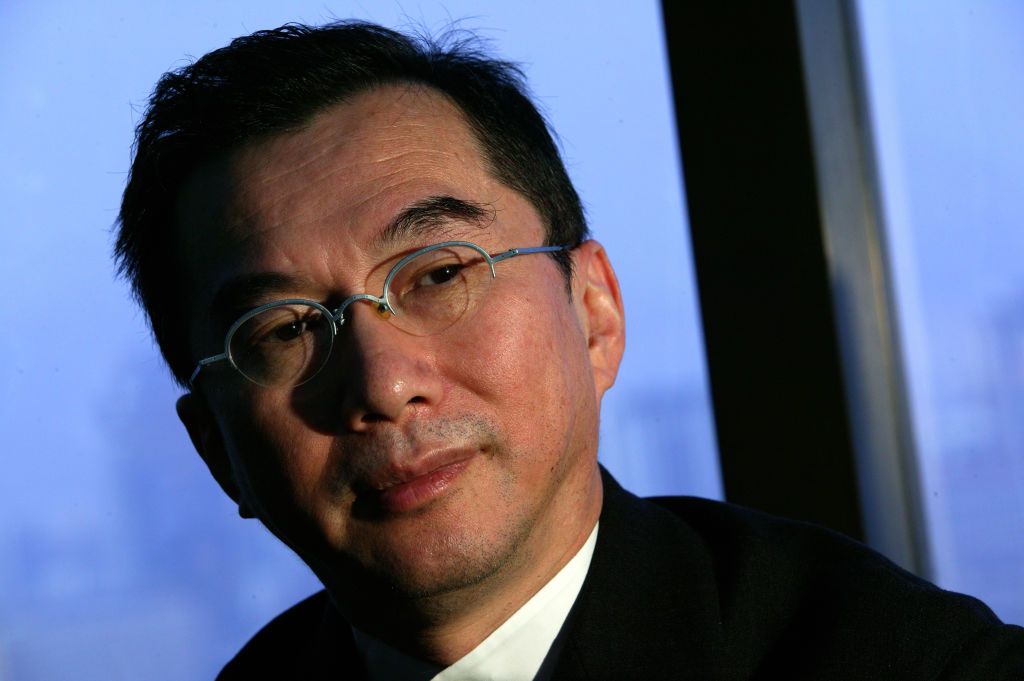 Barry Lam, chairman and CEO of Quanta Computer Inc. 09 March 2004 (Photo by Antony Dickson/South China Morning Post via Getty Images)