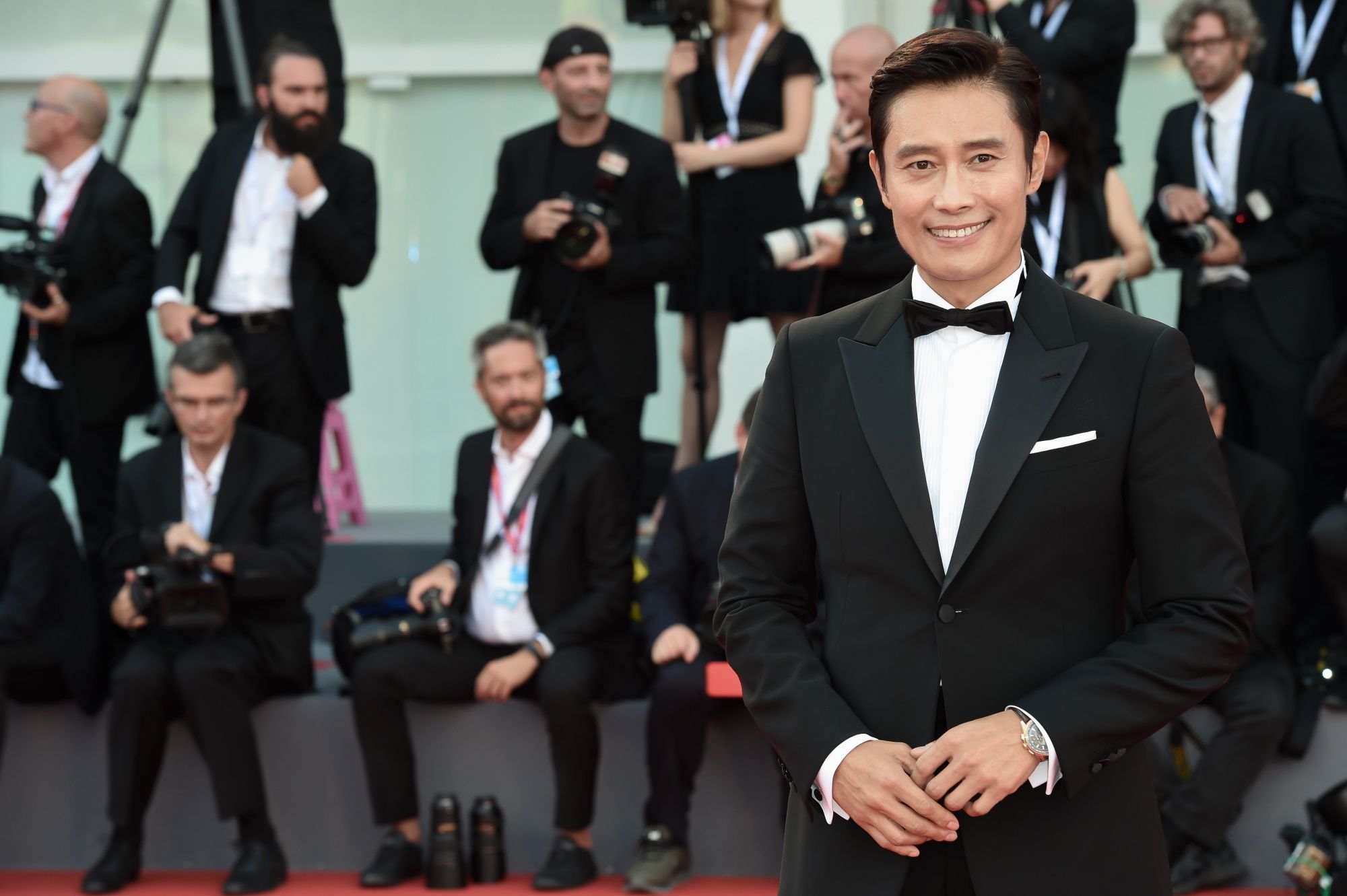 75th Venice Film Festival, Roma red carpet. In the picture Lee Byung Hun during the red carpet, on the occasion of the 75th Venice Film Festival. Venice August 30th, 2018 (Photo by Marilla Sicilia/Archivio Marilla Sicilia/Mondadori Portfolio via Getty Images)