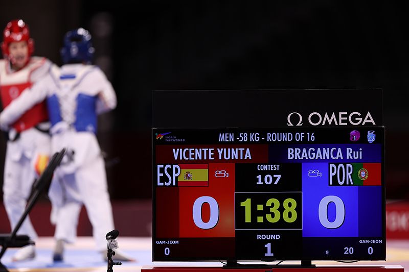 TOKYO, JAPAN - JULY 24: Omega at the 2020 Tokyo Olympic Games on July 24, 2021 in Tokyo, Japan. (Photo by Graham Denholm/Getty Images for Omega)