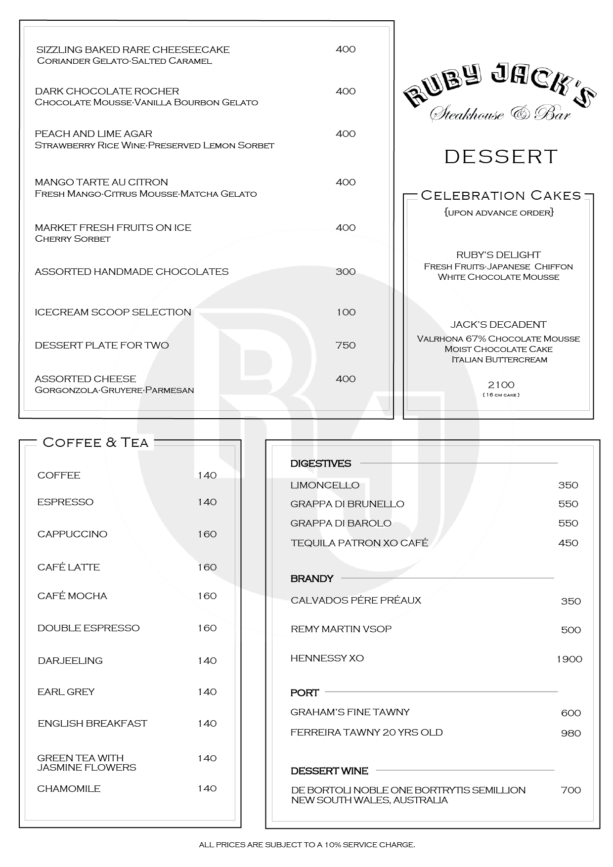 Ruby Jack's Steakhouse & Bar Tatler Asia