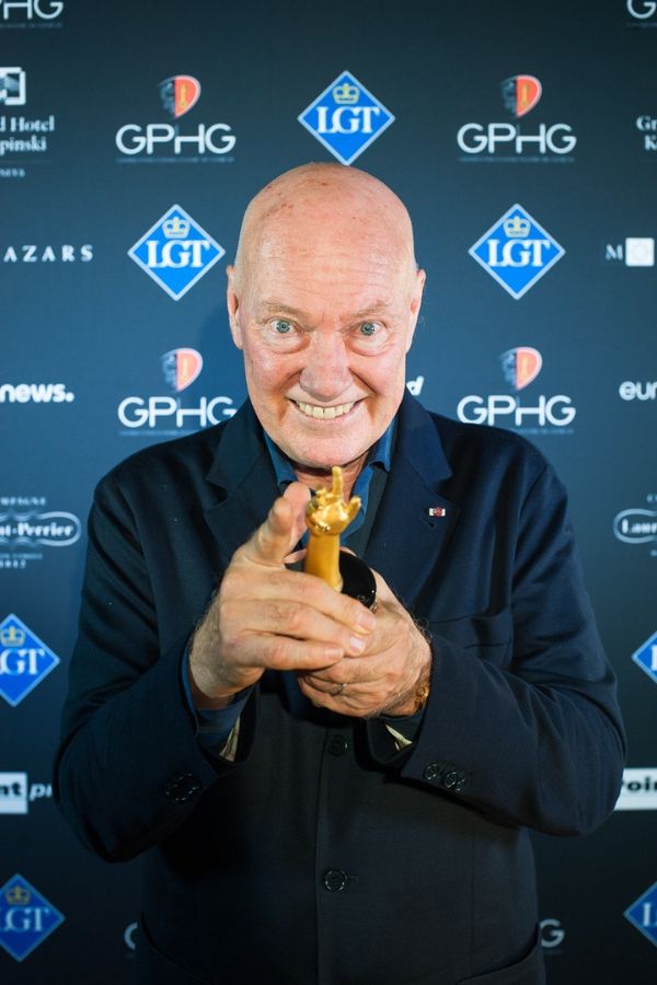 Biver with his GPHG trophy (Photo: Zenith)