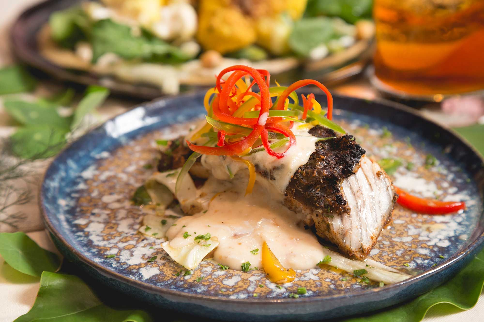 Red snapper with jerk spice and coconut. Photo: Khairul Imran / Malaysia Tatler