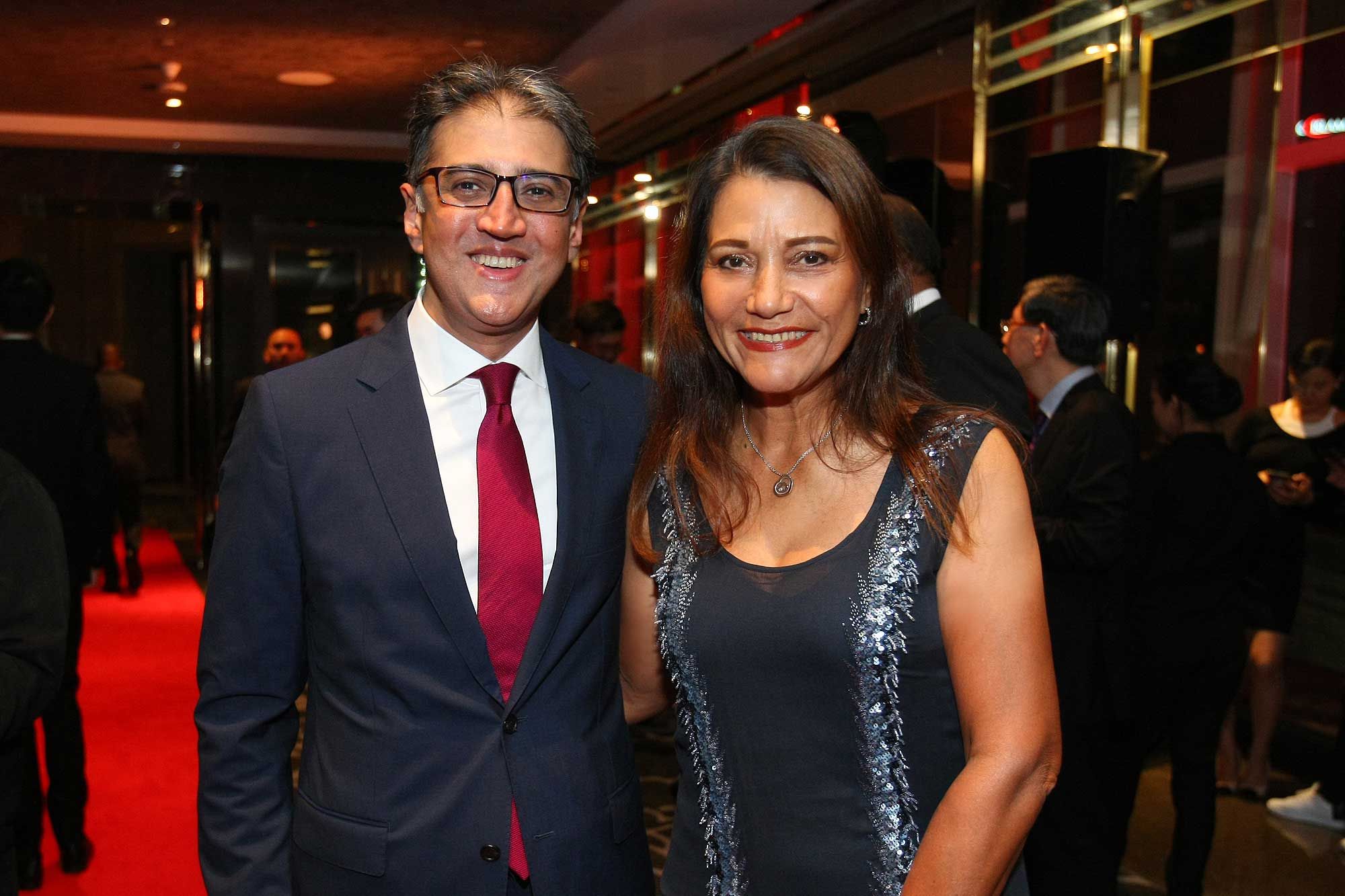 Amarjit Chhina and Datuk Yasmin binti Yusoff