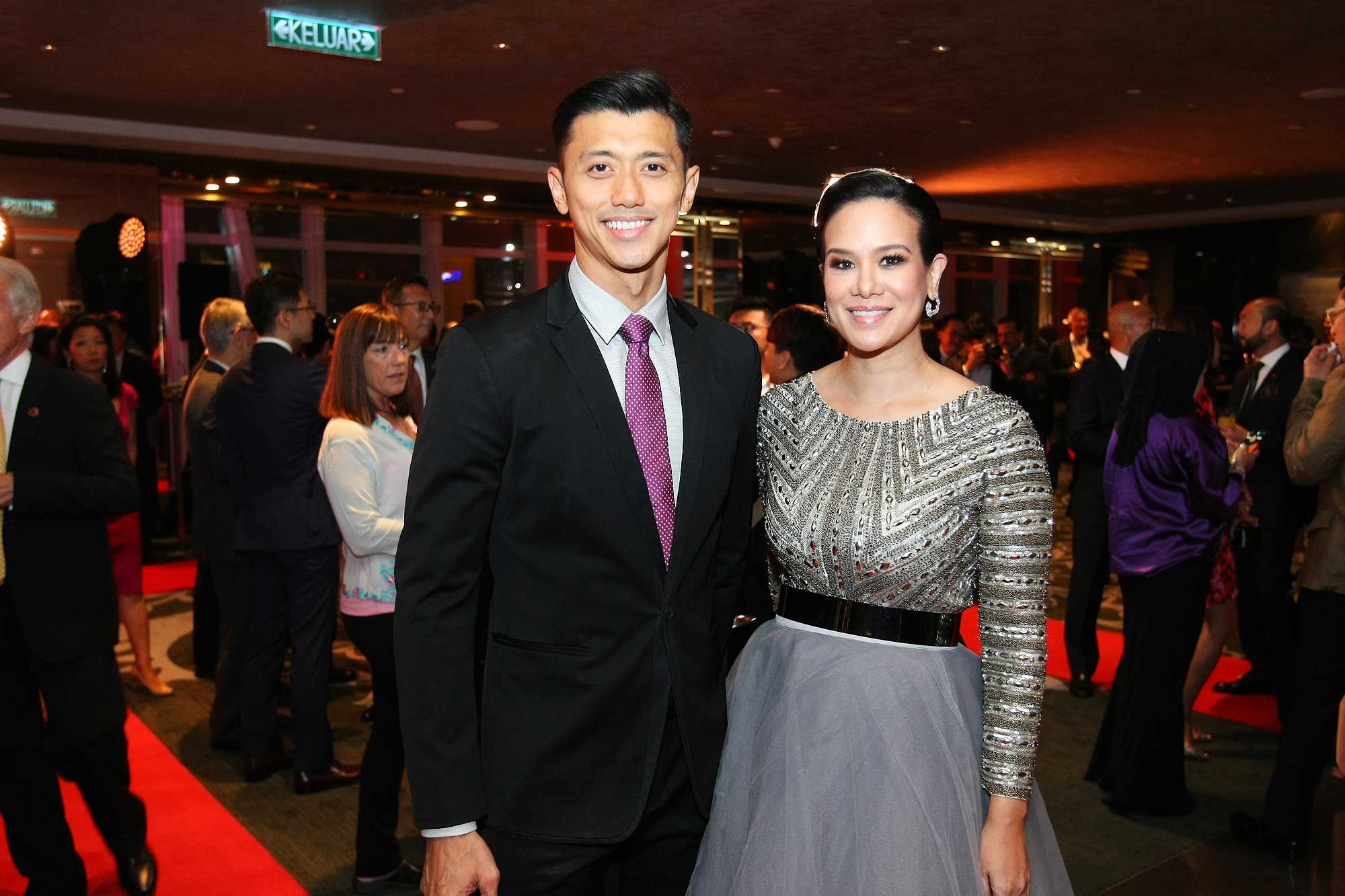 Hanson Lee and Datin Elaine Daly