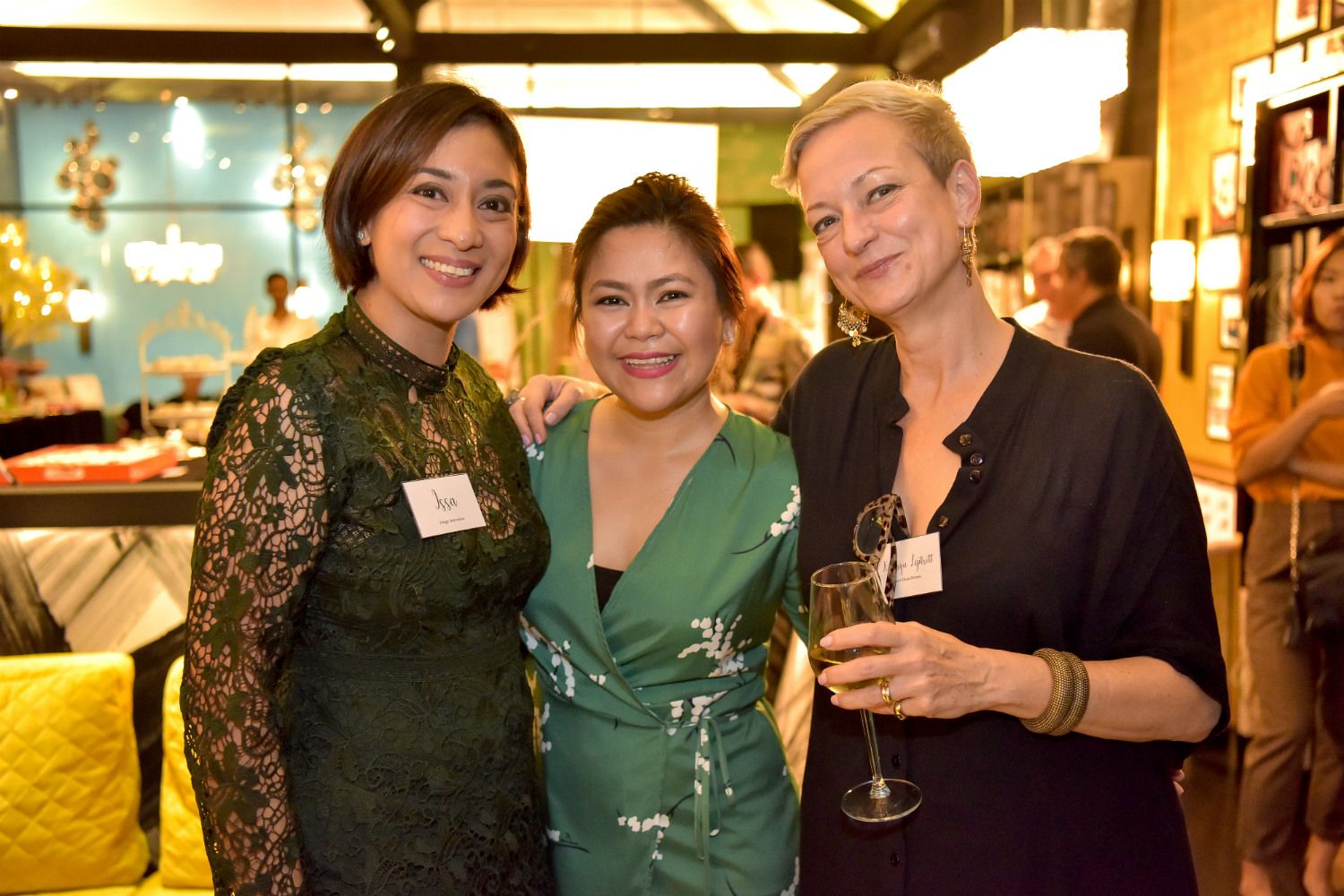 Issa Manago, JoAnn Gamelo, Kathryn Liptrott