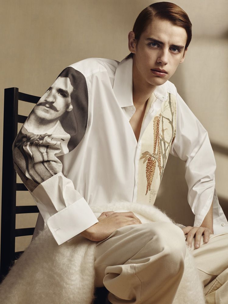 LOEWE Charles Rennie Mackintosh Tシャツ LOEWE(ロエベ) / Tシャツ/L/コットン/グレイ/18AW/charles