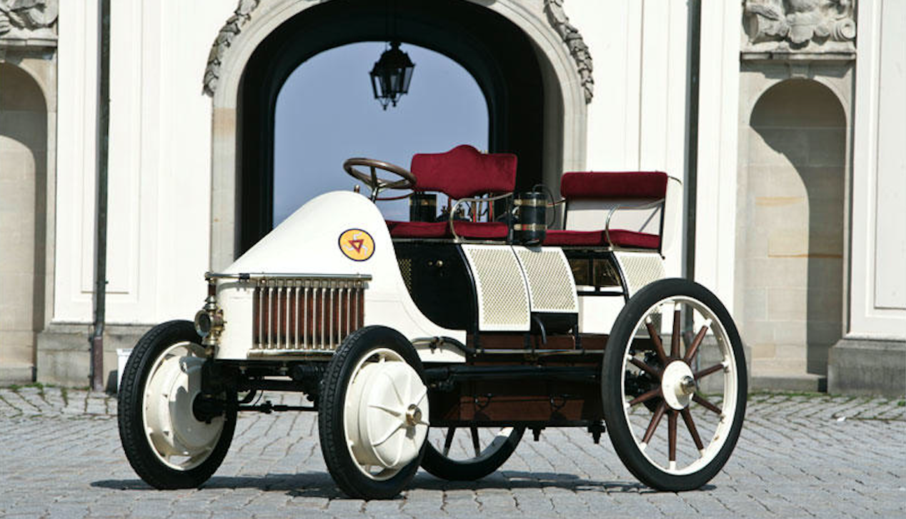 Porsche's first ever hybrid car, the Lohner-Porsche Semper Vivus, was developed by its founder Ferdinand Porsche more than 100 years ago