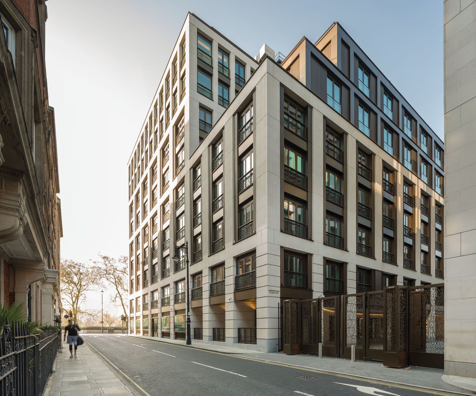Architects Squire & Partners created a structure that sits in harmony with the listed buildings surrounding it