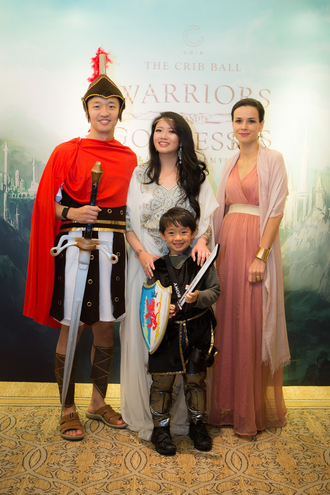 John Kim, Elaine Kim, Kyan Kim, Petra Freddi