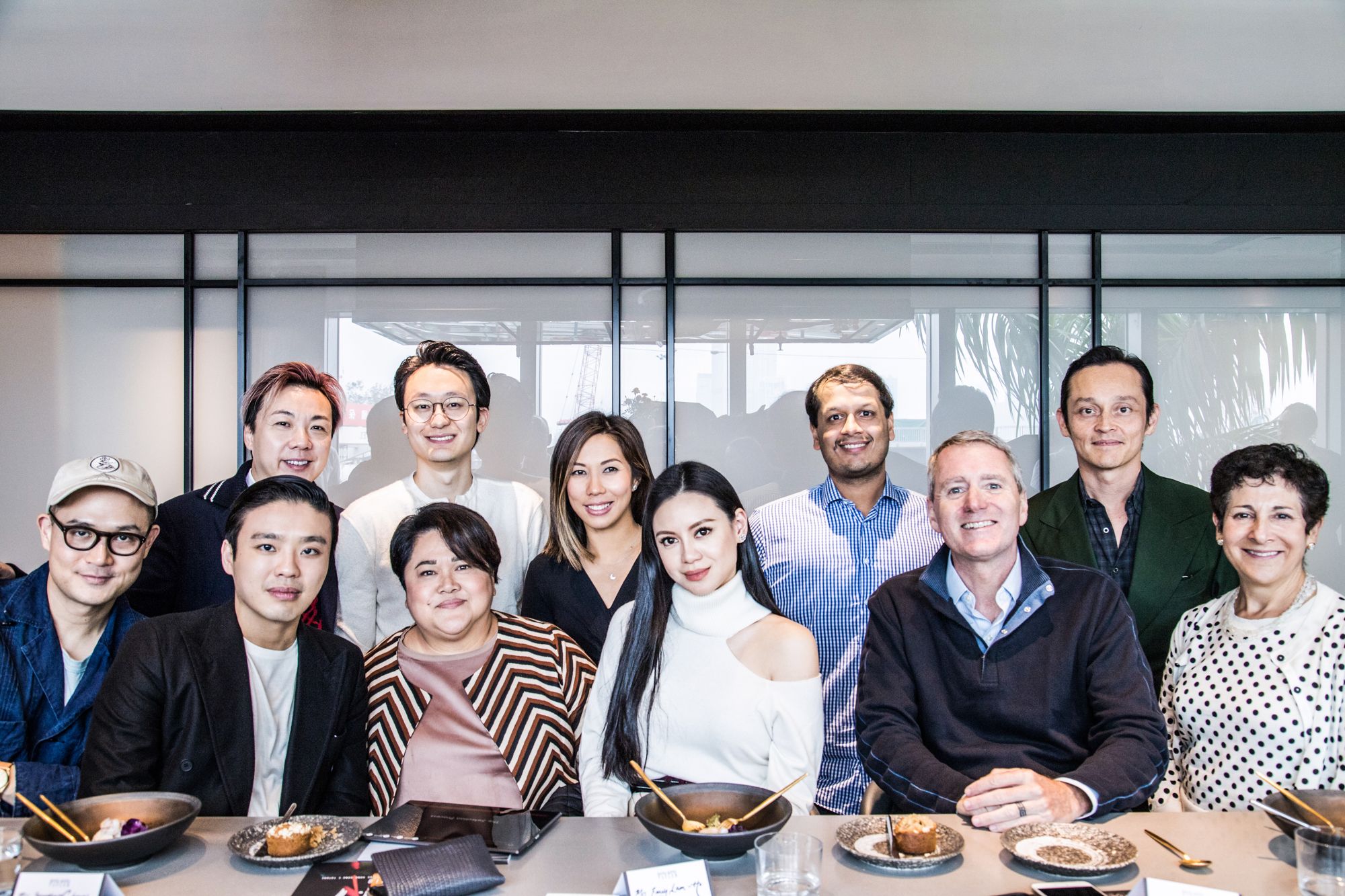 Back row: Francis Cheng, Chibo Tang, Tamara Lamunière, Manav Gupta, Sean Fitzpatrick. Front row: Federico Tan, Jonathan Cheung, Cathy Chon, Emily Lam-Ho, John Wood, Ruth Shapiro