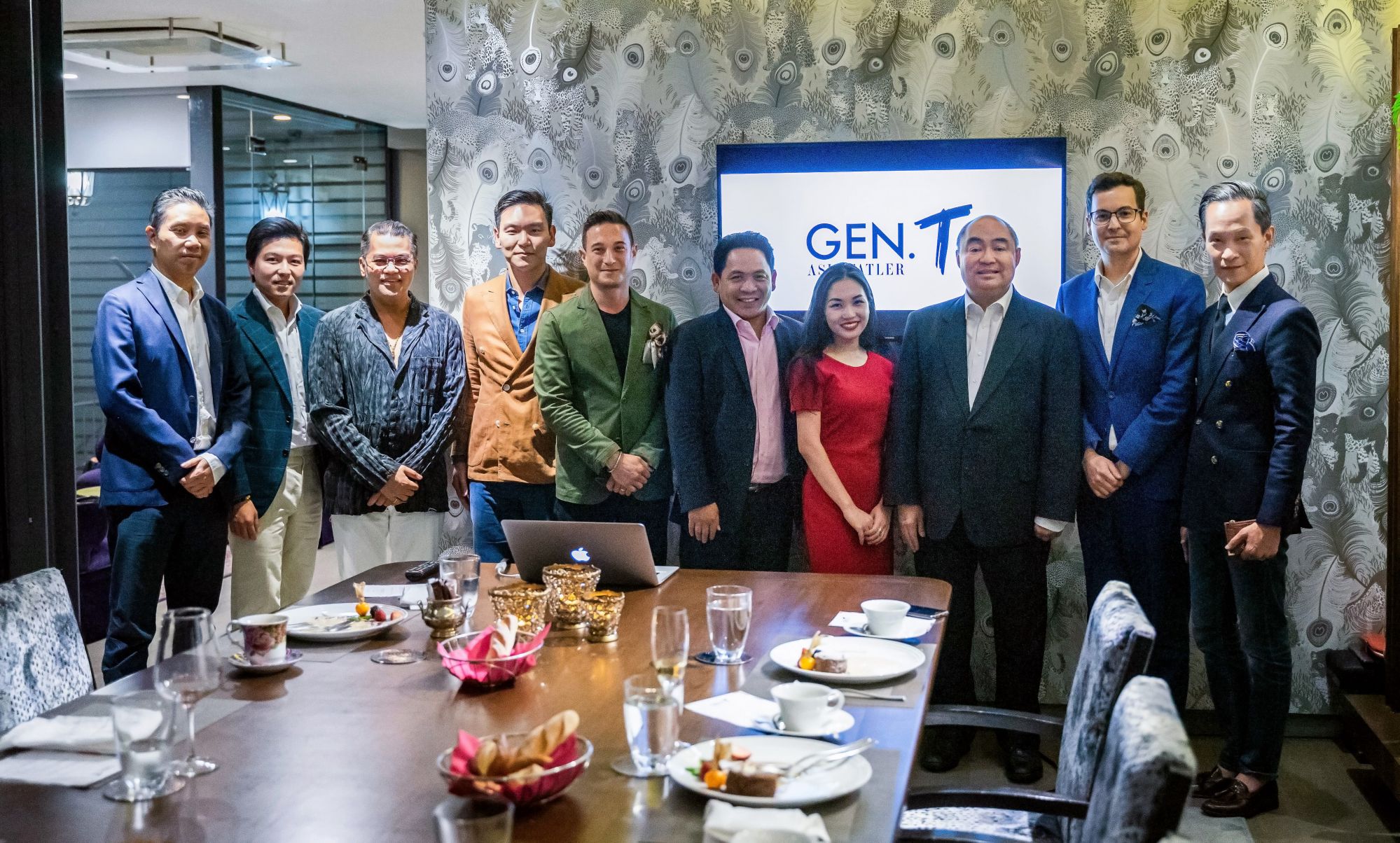 Generation T Asia editor Lee Williamson and Thailand Tatler's Mika Apichatsakol with the Thailand Tatler Tribe