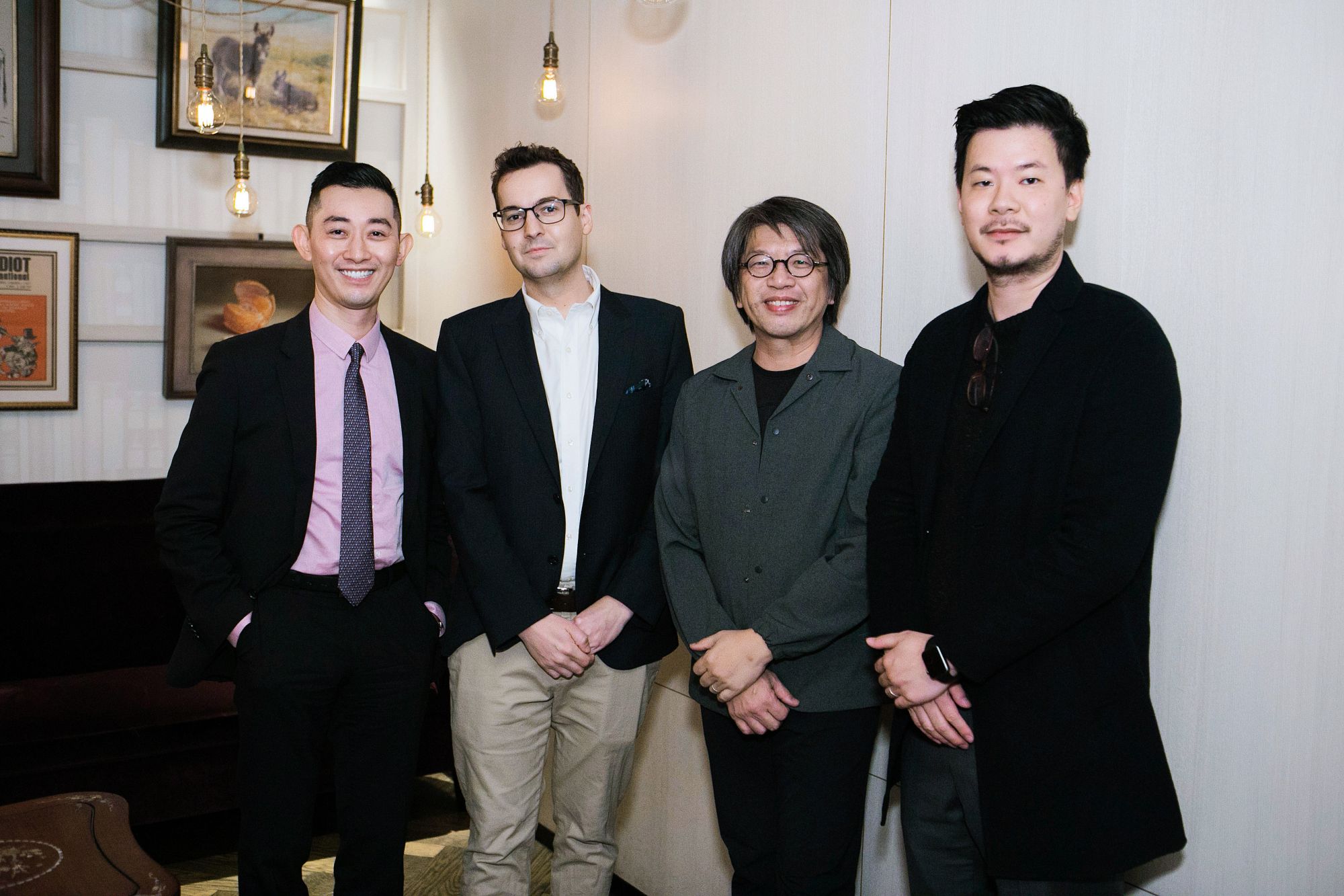 Generation T editor Lee Williamson with members of the Taiwan Tribe