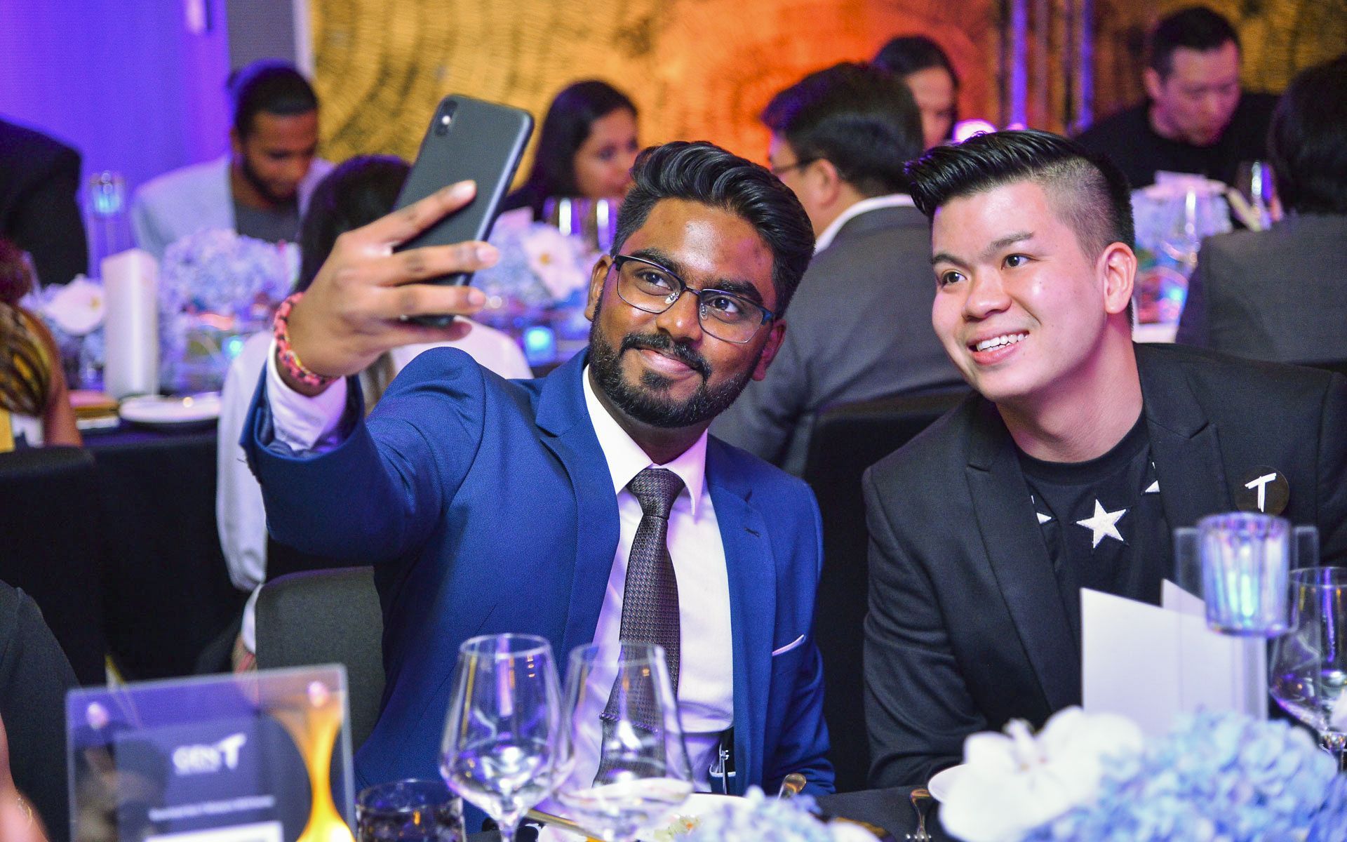 Honourees Prabakaran Parameswaran and Tan Yong Meng