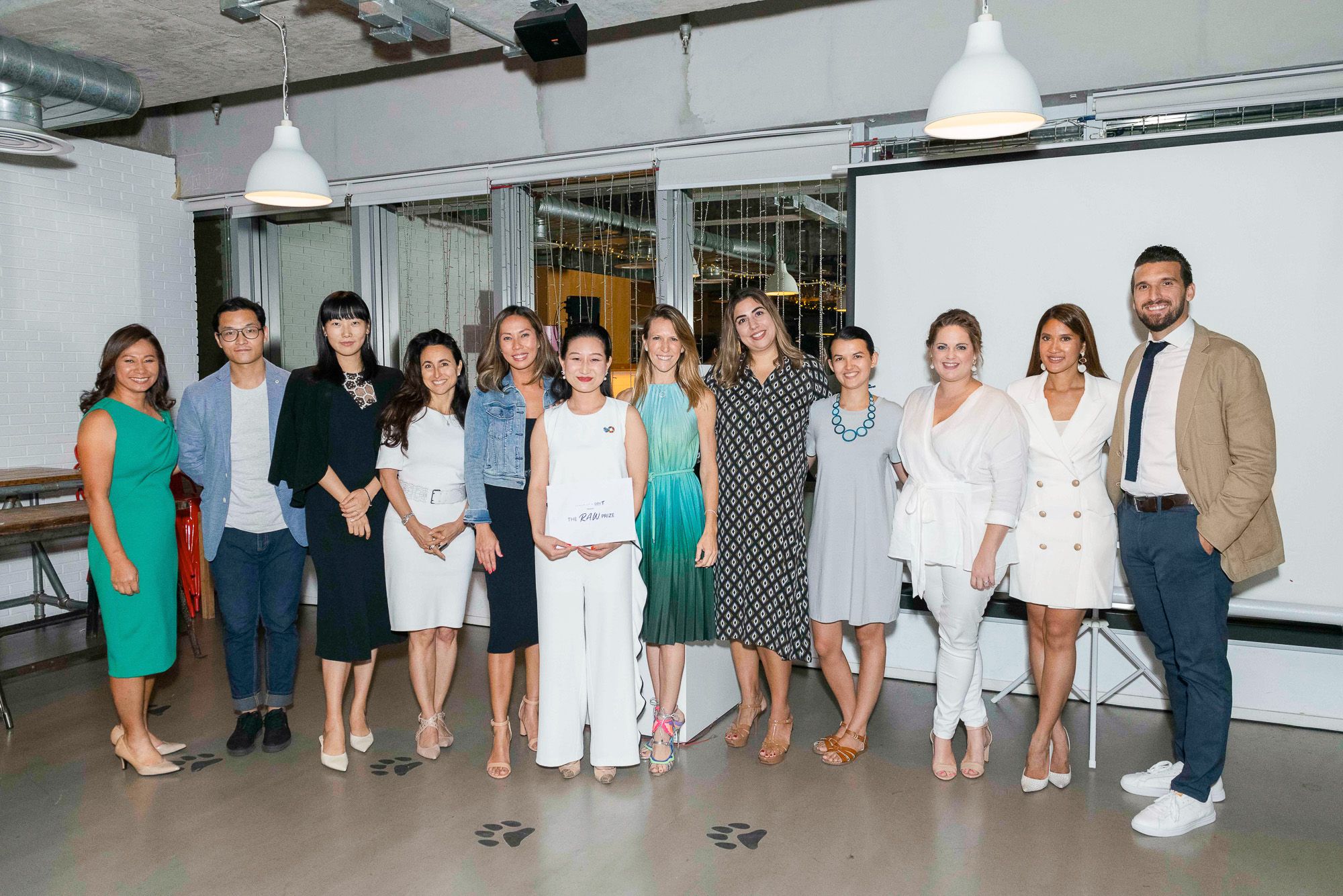 The finalists and judges