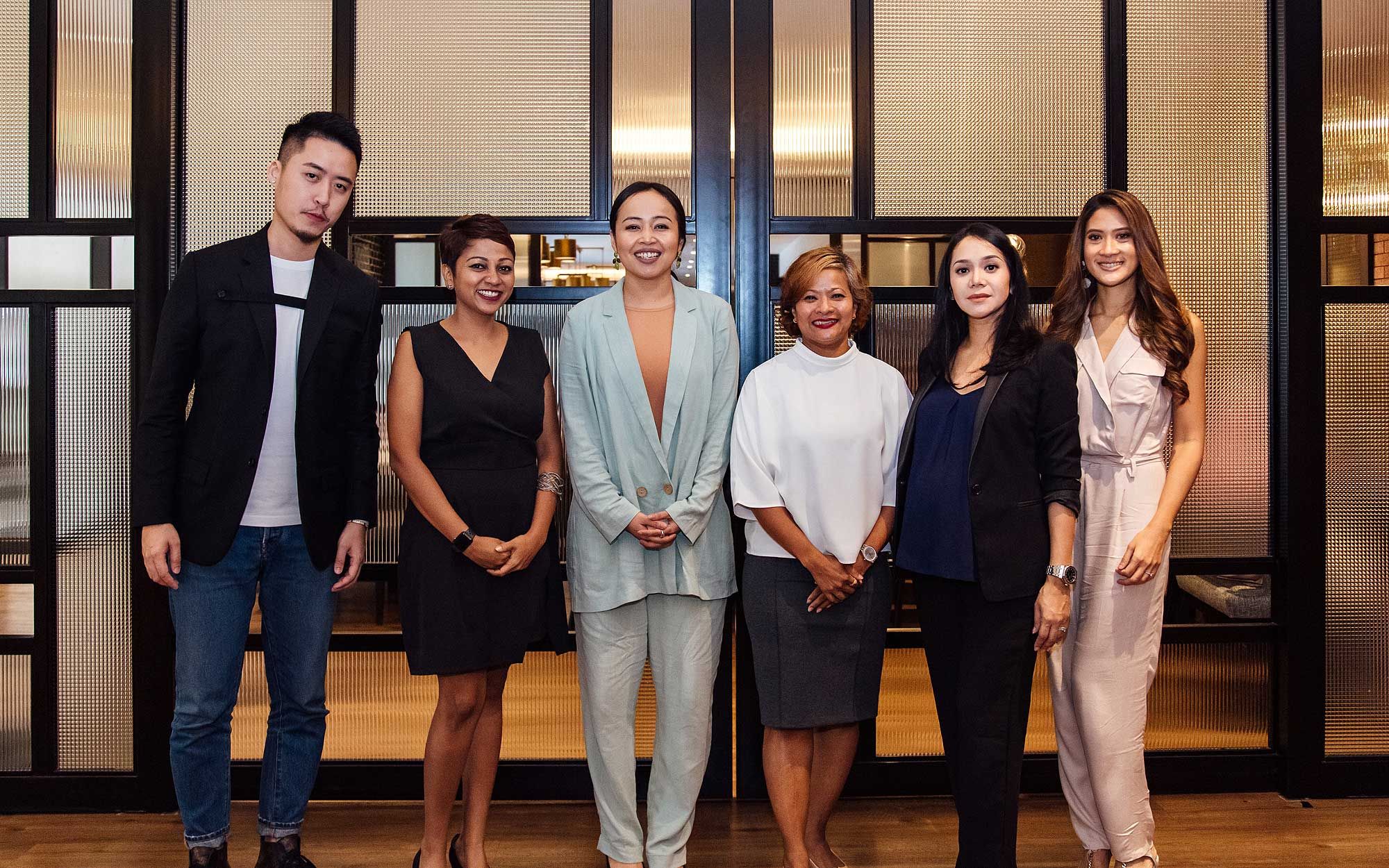 Bryan Loo, Ananti Raj, Dahlia Nadirah, Pusenthi Maniam, Ivanna Salehudin and Raja Jesrina Arshad