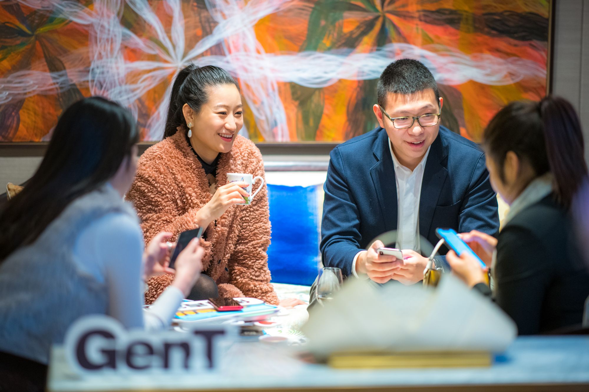 Ivy Liu, Sissi Chao, Michael Dong and Carmen Tong