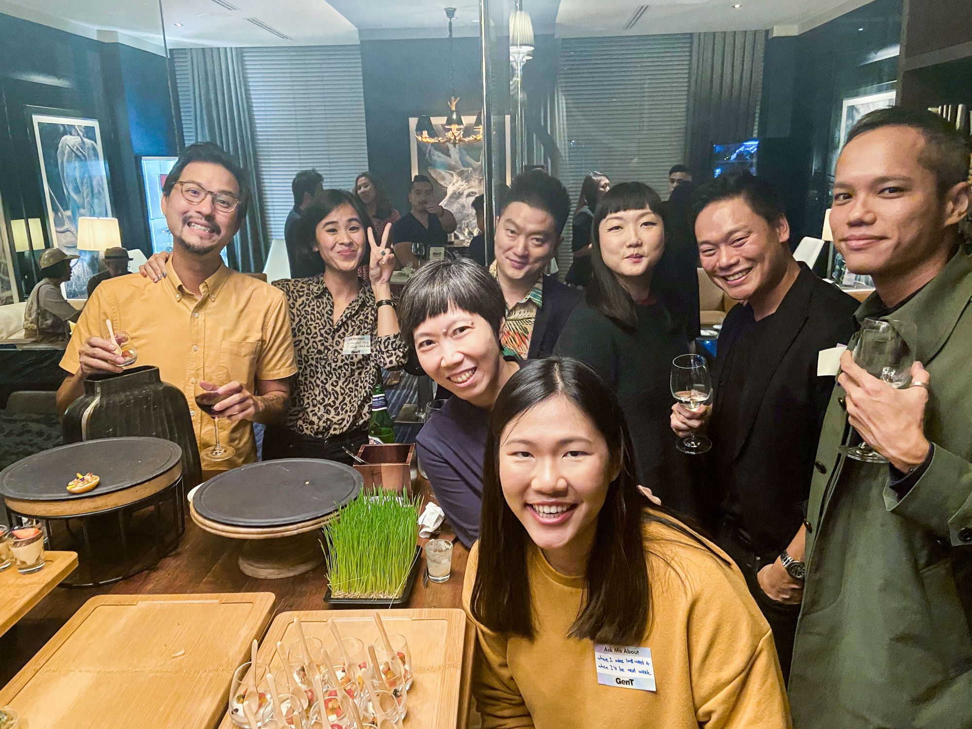 Back row—Bjorn Low, Chong Seow Wei, Tan Szue Hann, Olivia Lee, Andrew Li; Middle—Yu Yah Leng, Hunn Wai; Front—Annabelle Kwok