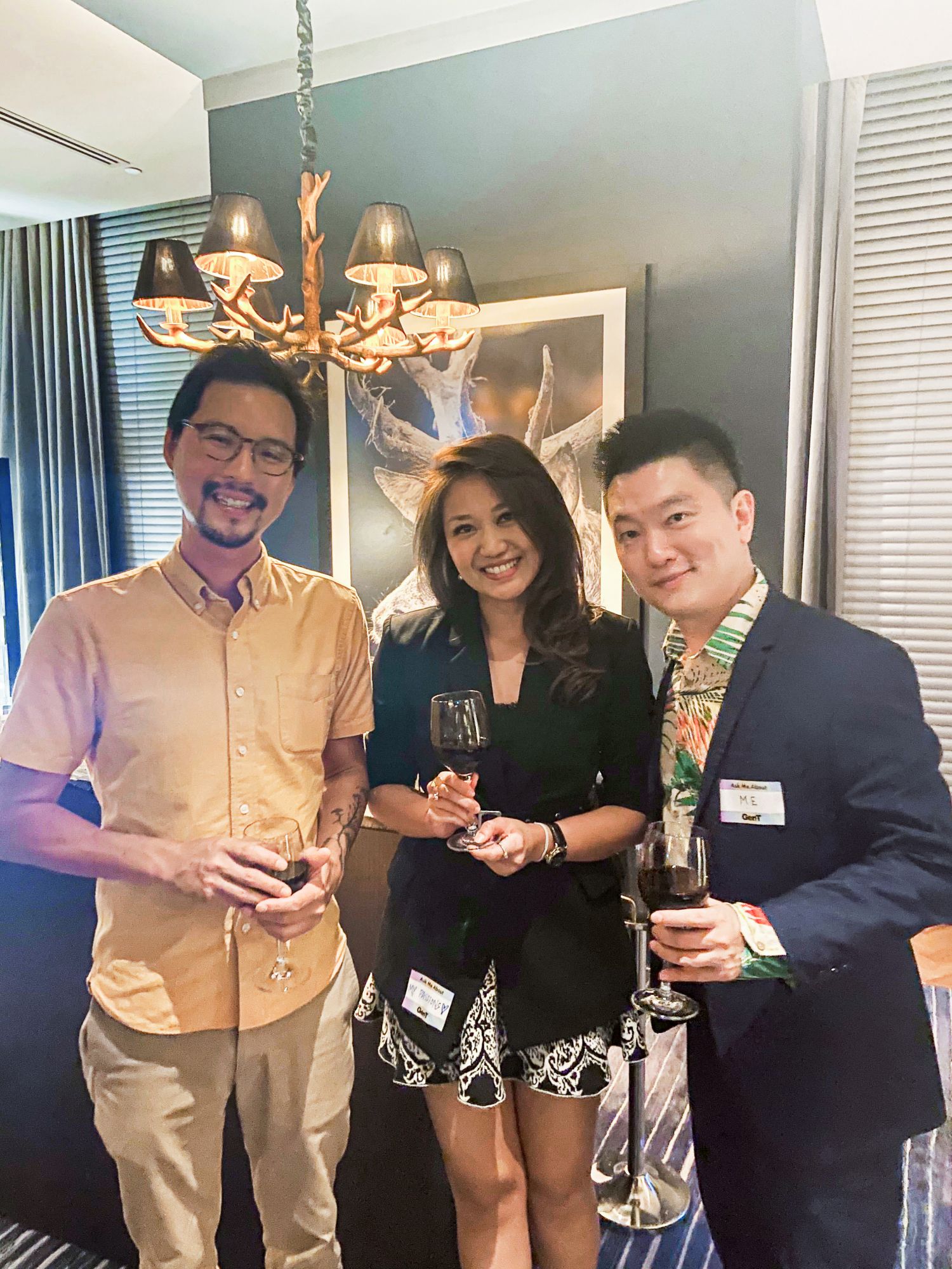 Bjorn Low, Anna Vanessa Haotanto and Tan Szue Hann at the Singapore event