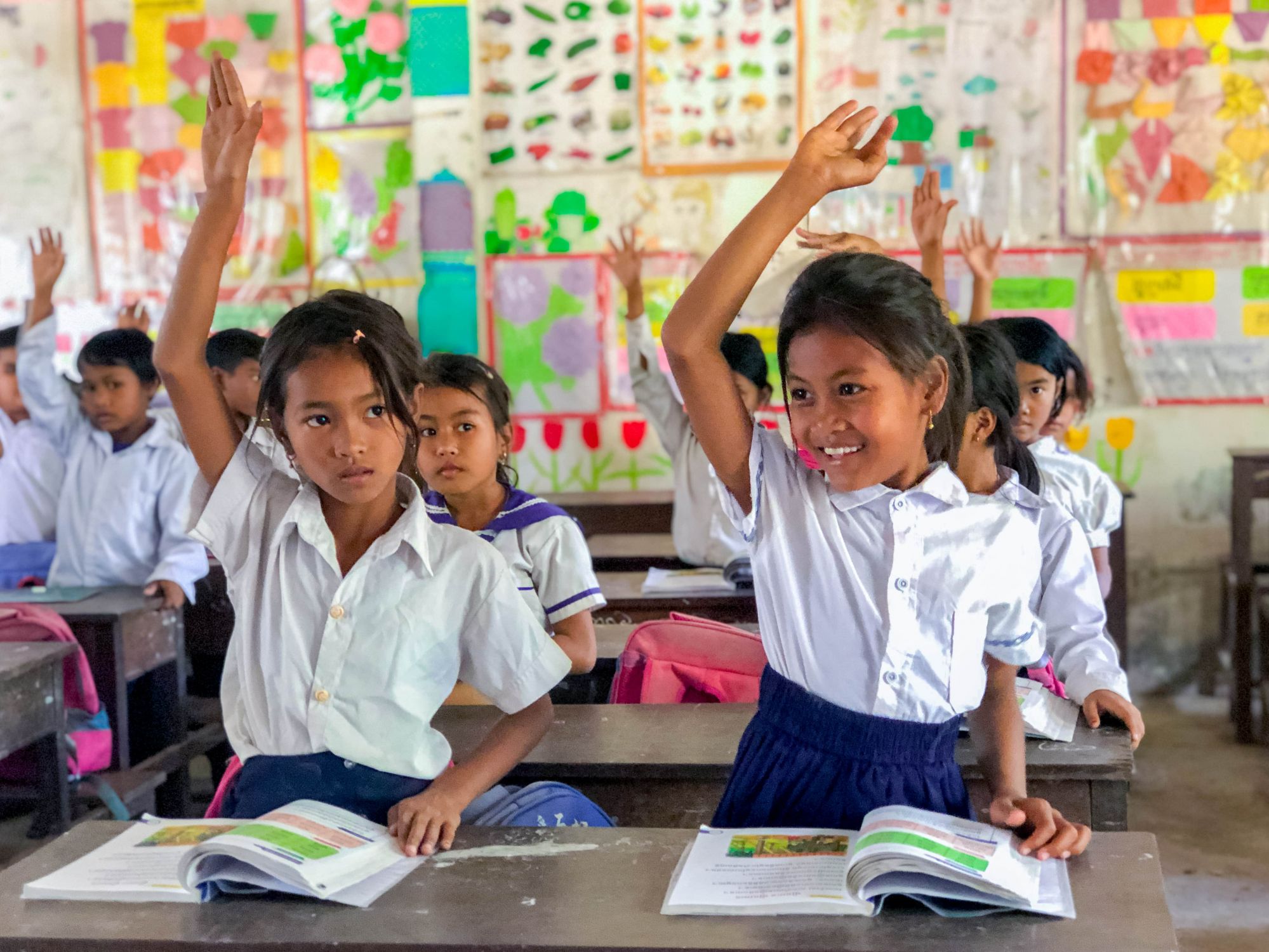 A classroom in Trapaing Kroleung Primary School