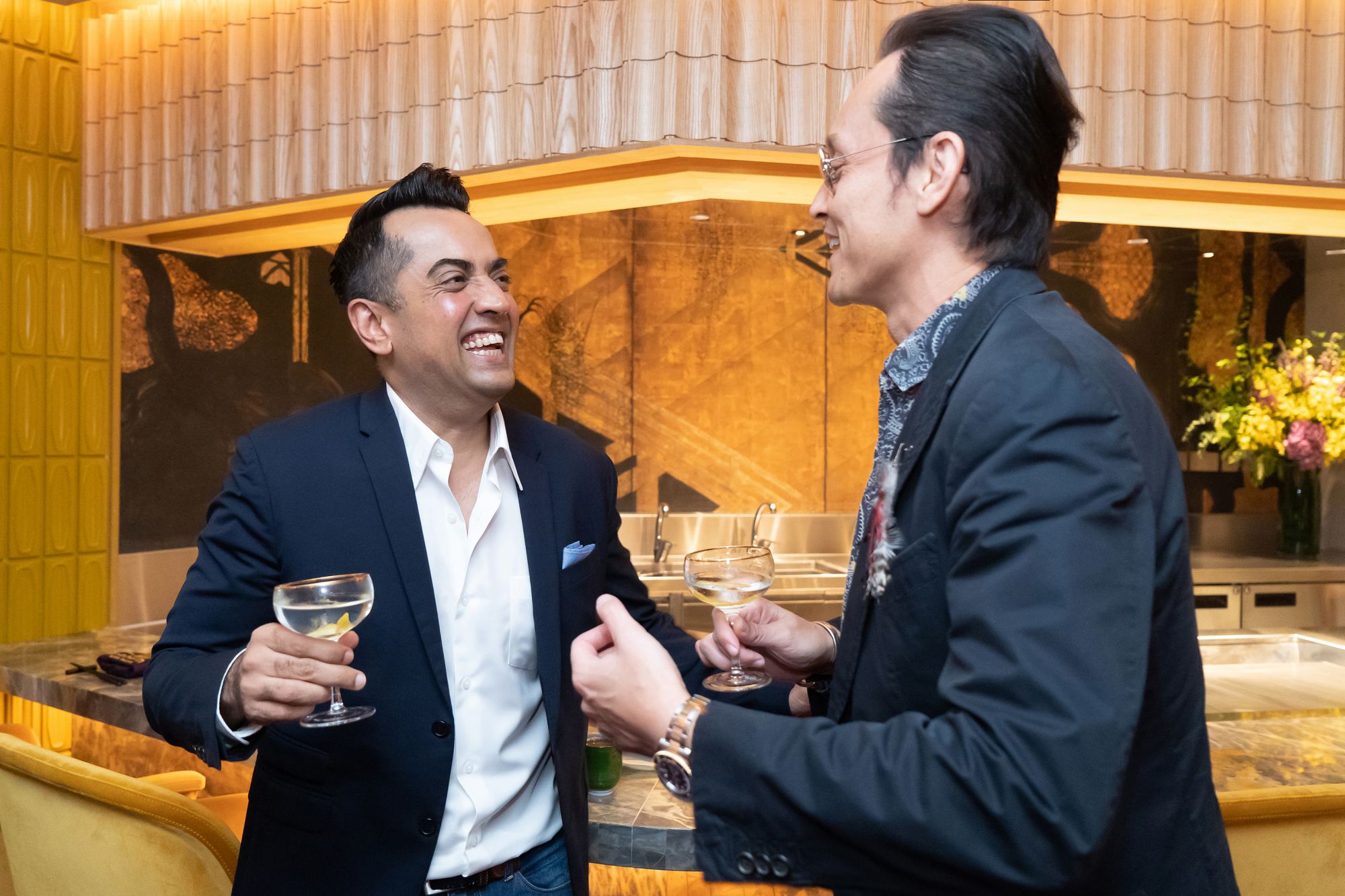 District 15 co-founder Dinesh Nihalchand, Tatler Asia's chief engagement and events officer Sean Fitzpatrick