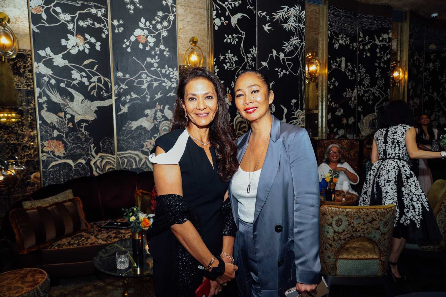 Tribe member Datin Sri Lara Hussein and Tatler Malaysia managing director Geraldine Beh