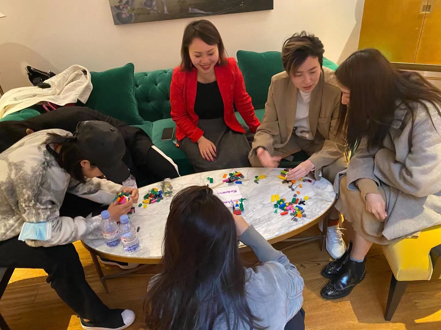 Guests during the Lego Serious Play session