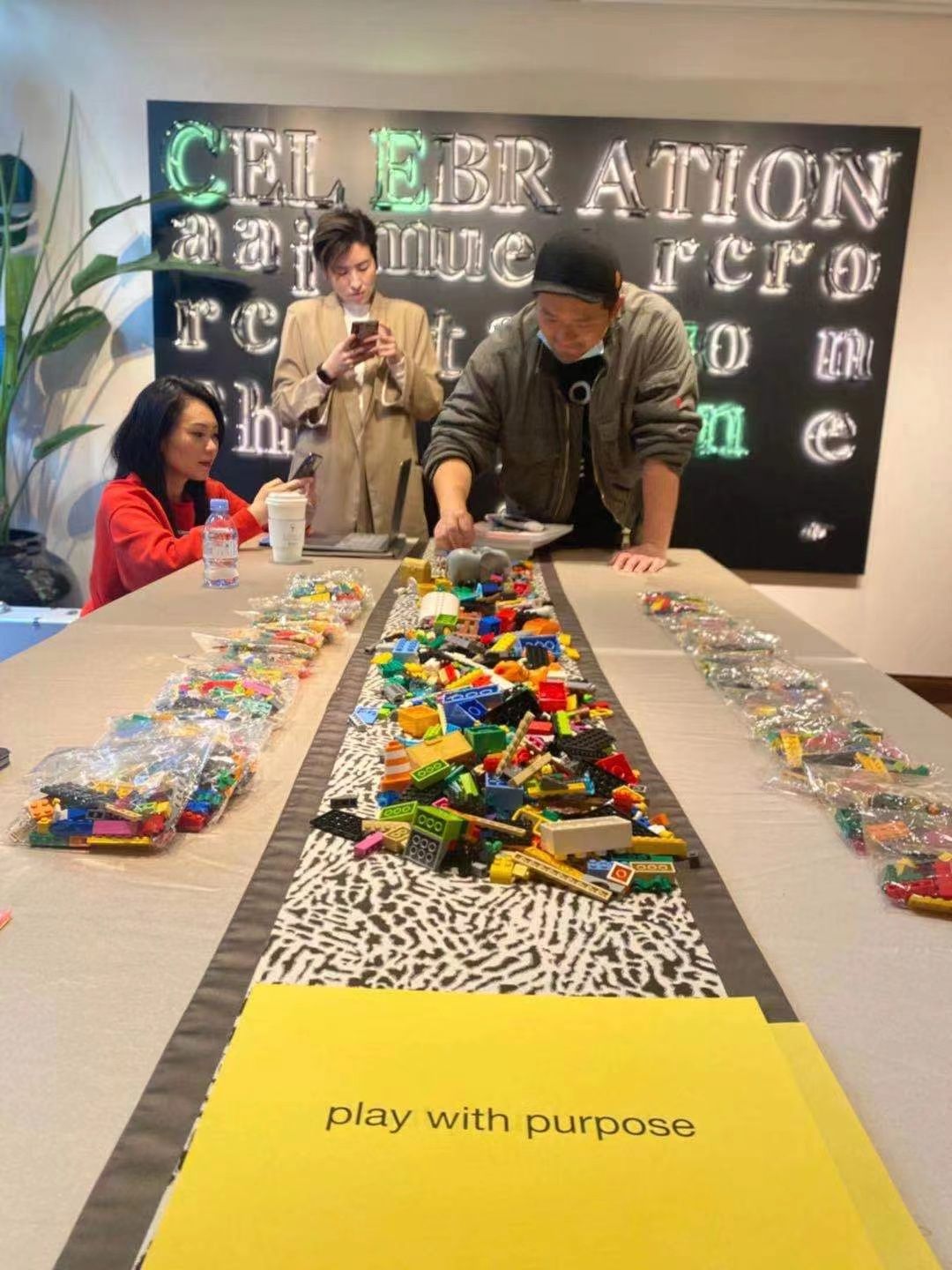 Guests during the Lego Serious Play session