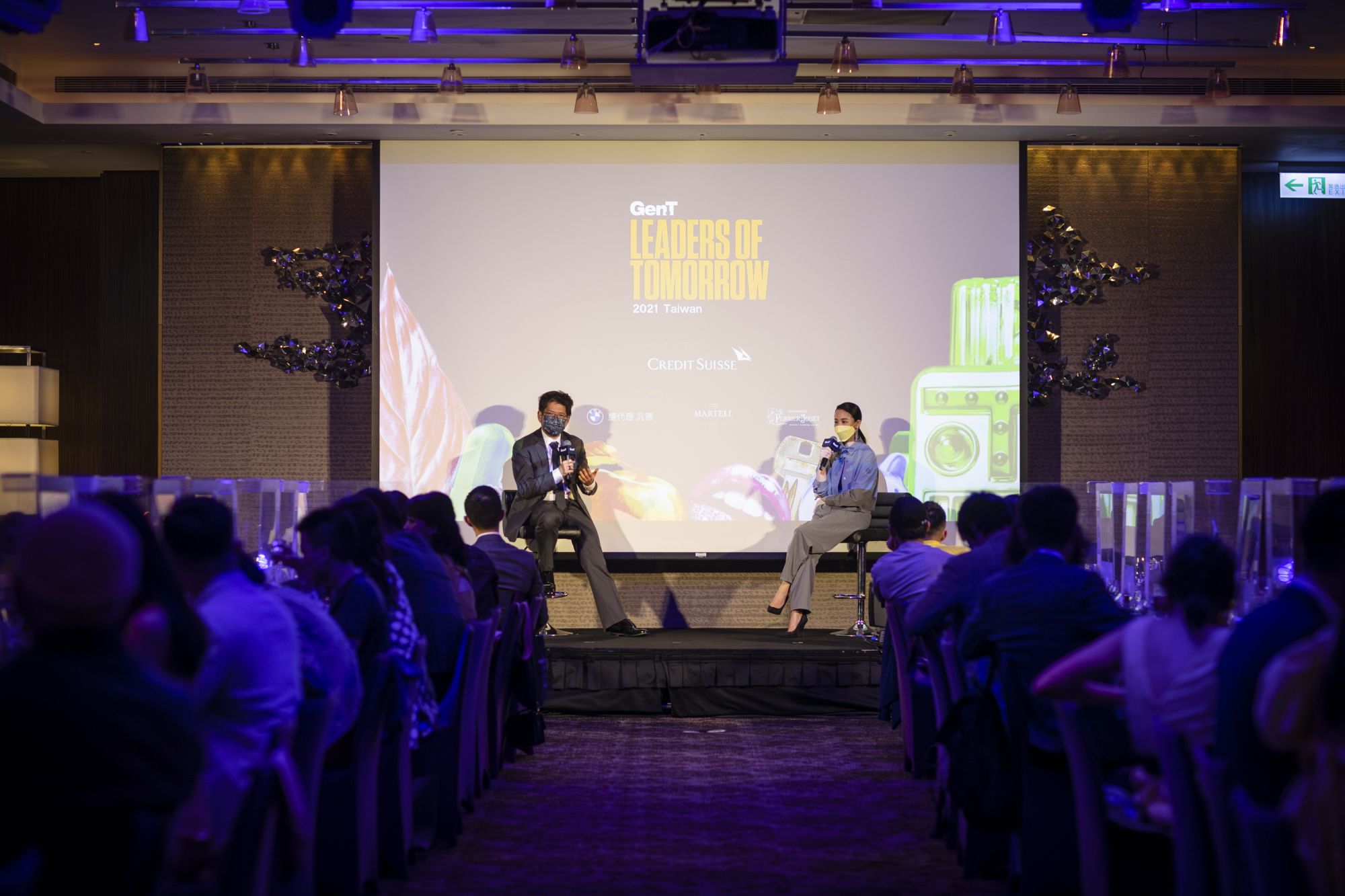 YouTube co-founder Steve Chen and Tatler Taiwan editor in chief Yu Lee