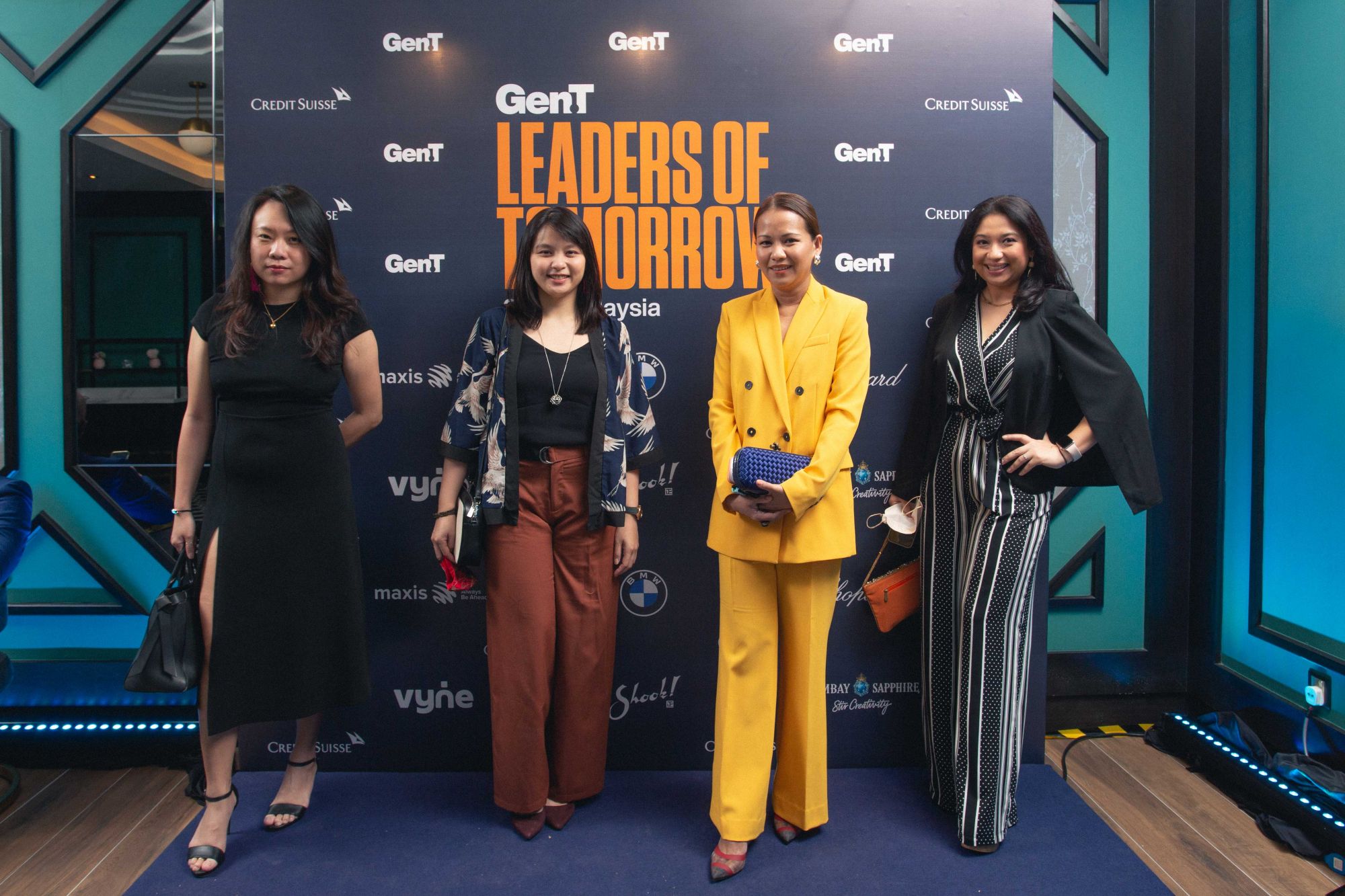 BMW Malaysia's Winne Tan, Fernnie Yong , Ariezs Khairudin and Tatler Malaysia's Suraya Rahmat