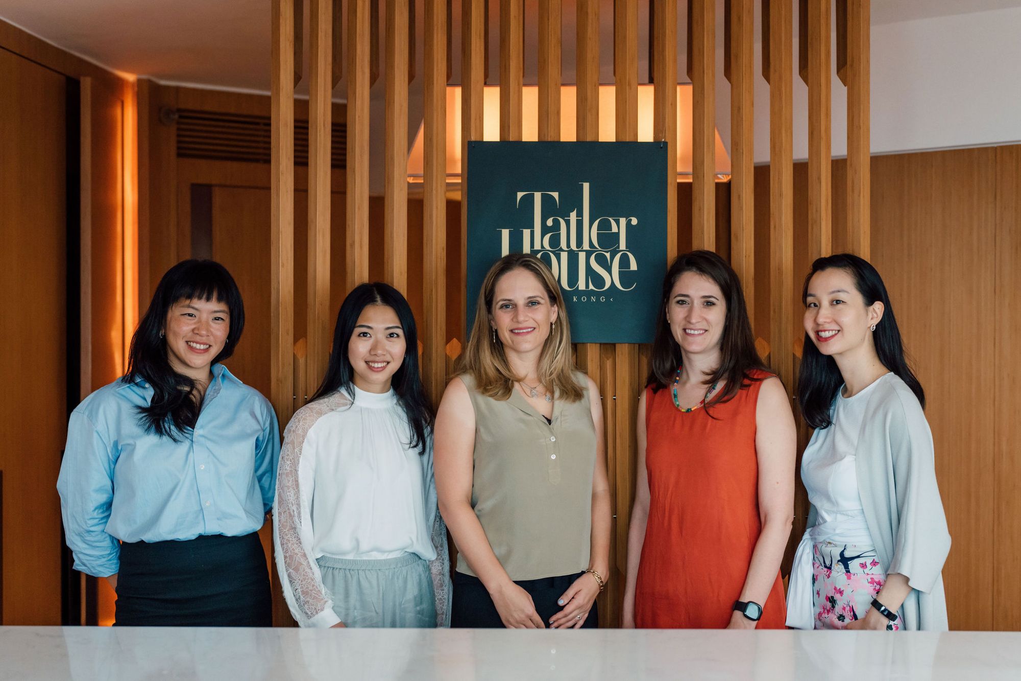 From left: Jessica Cheng, Fion Leung, Elizabeth Dearborn Hughes, Victoria Wisniewski Otero, Serena Fan