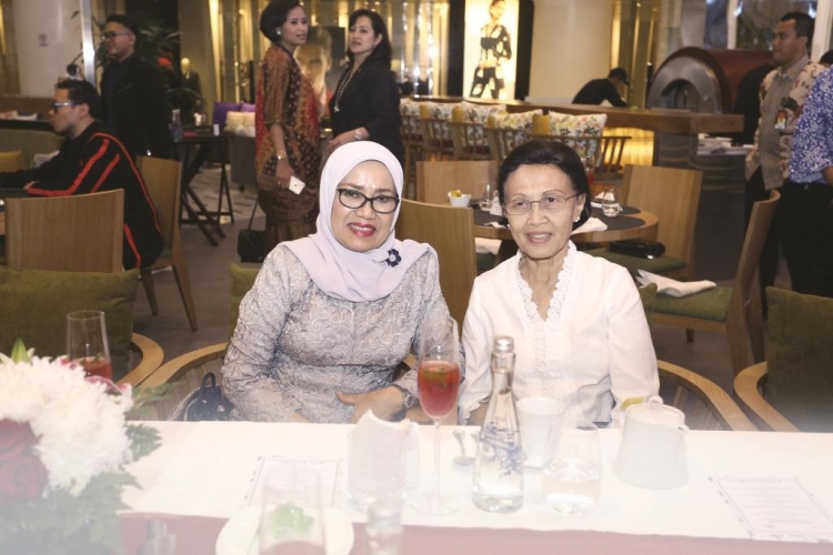Mufidah Jusuf Kalla and Herawati Boediono