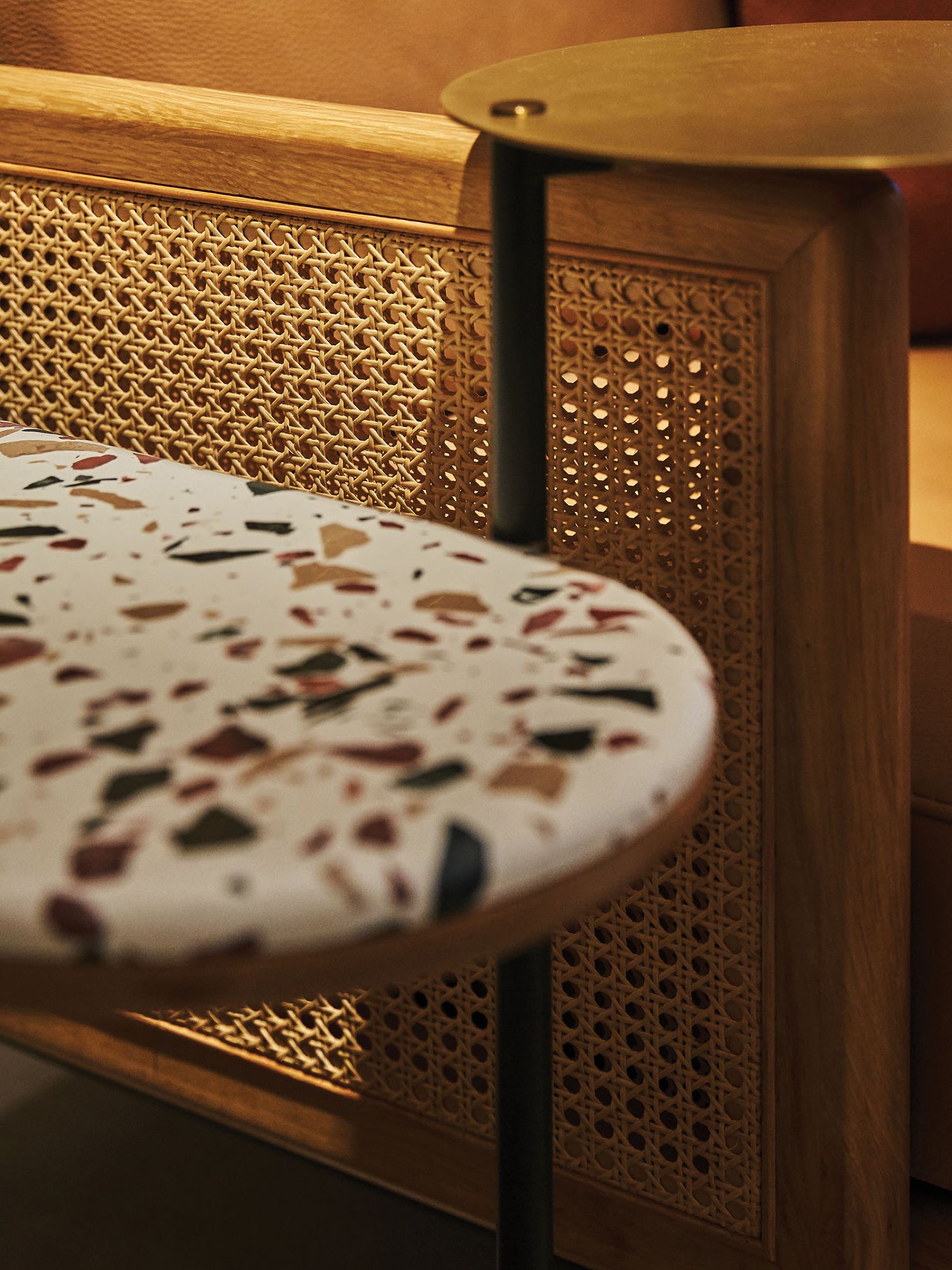 A terrazzo-topped sideboard from the Alt.o Tierra collection