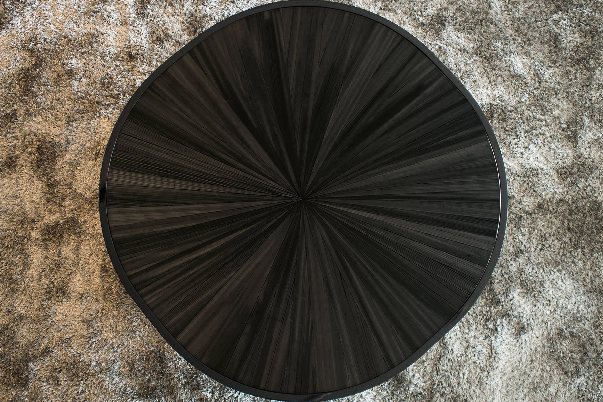 A range of other high-quality finishes are also available, such as the straw marquetry with a guilloche effect Image: Courtesy of Akar de Nissim