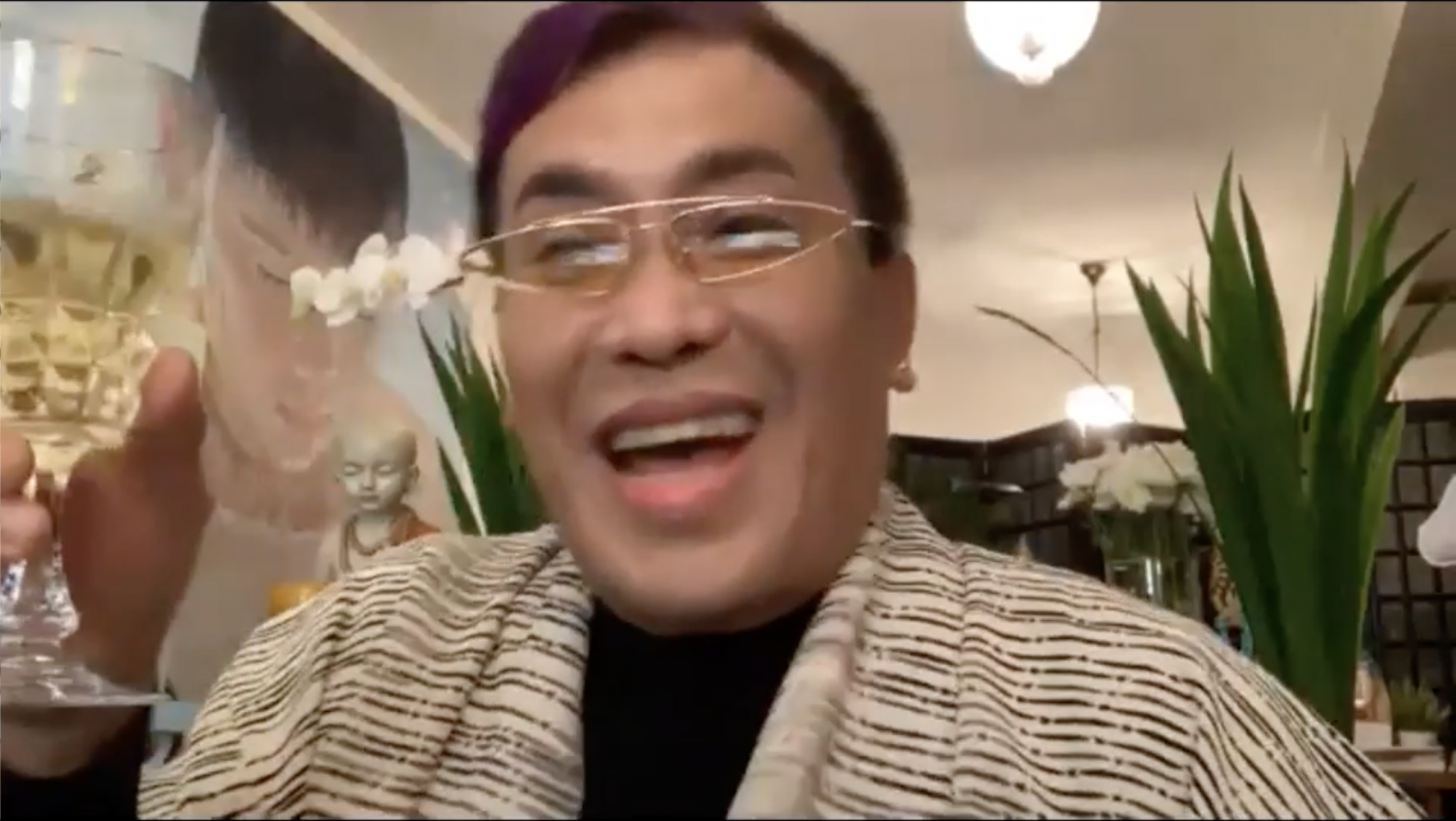 Jojie Dingcong | Screencap from Tatler Philippines Private Zoom Event: 'At Home With A Classic'