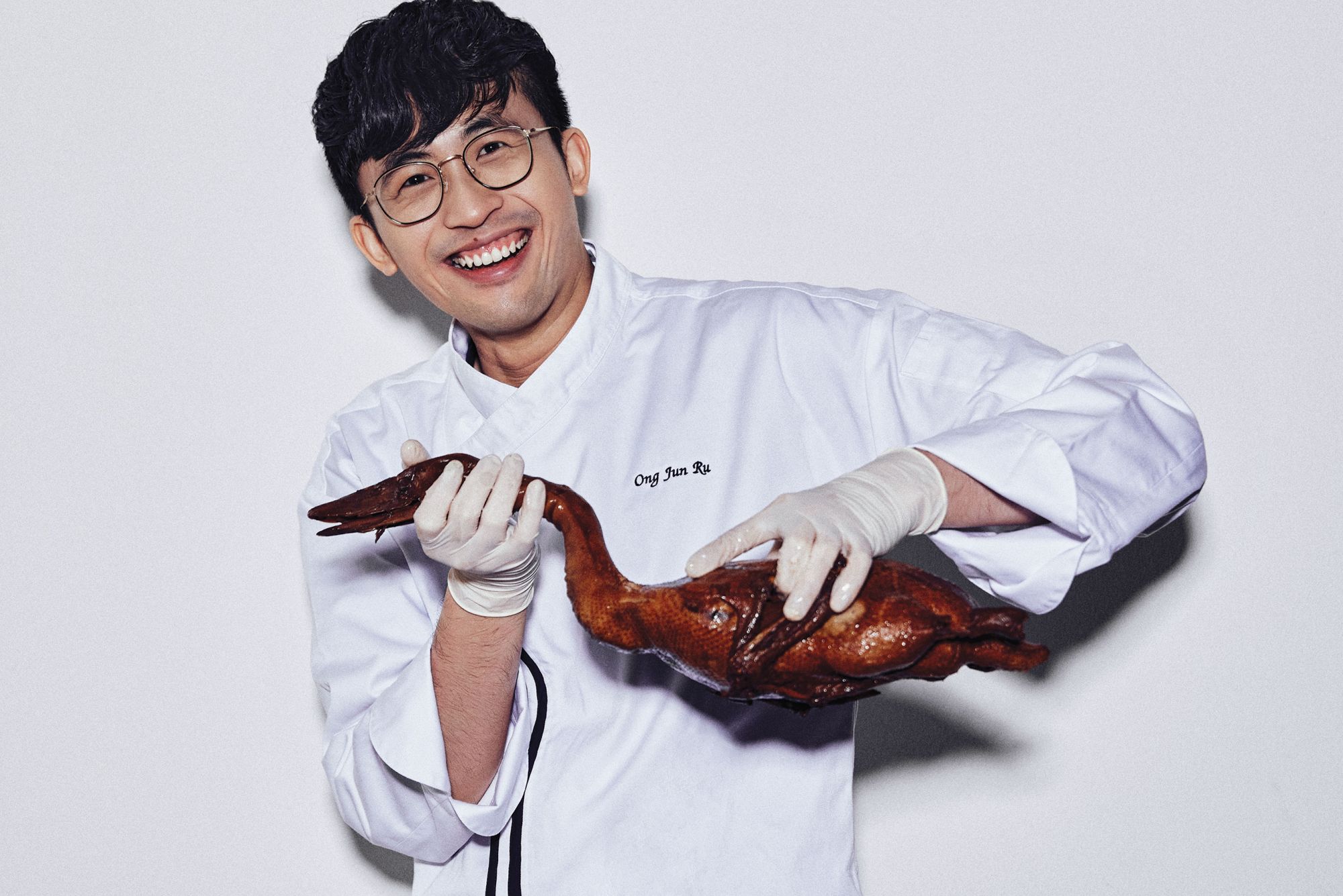 Ong Jun Ru of Long House Soon Kee Boneless Braised Duck (Photo: Darren Gabriel Leow)