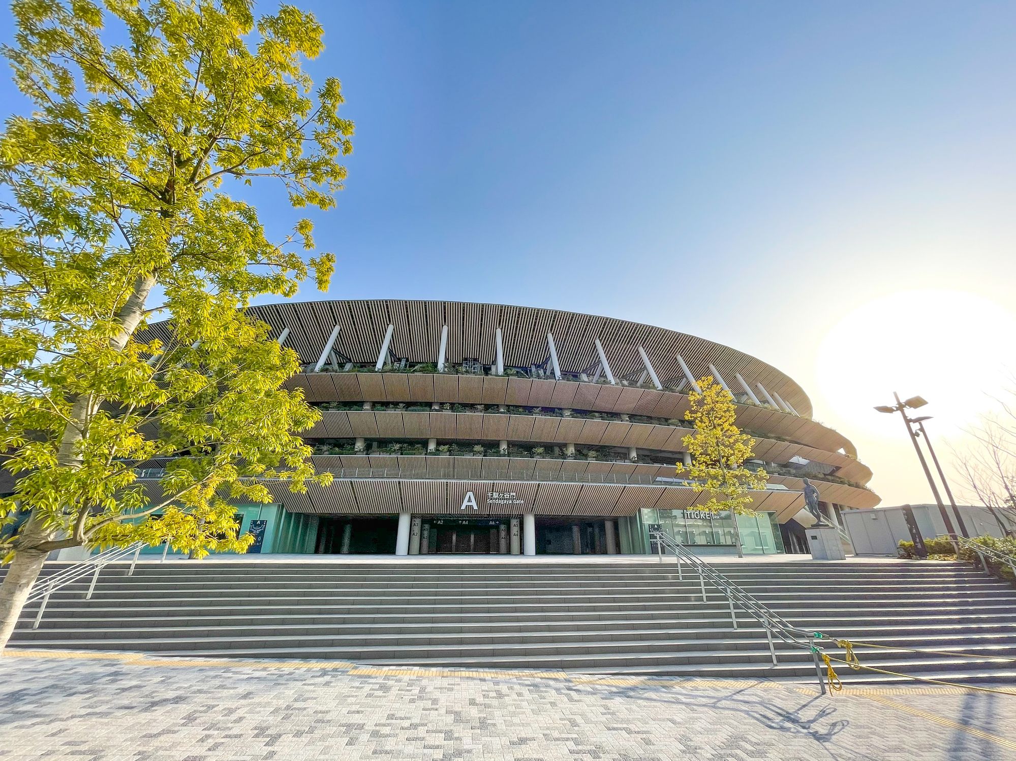 Kengo Kuma's Tokyo Olympic Stadium (Photo from iStock)