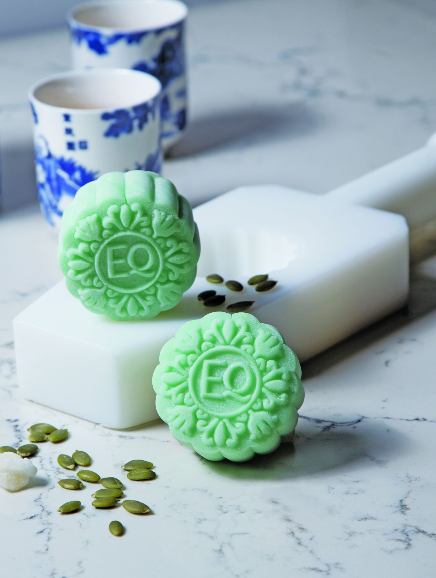 EQ's Yuzu Pandan mooncake