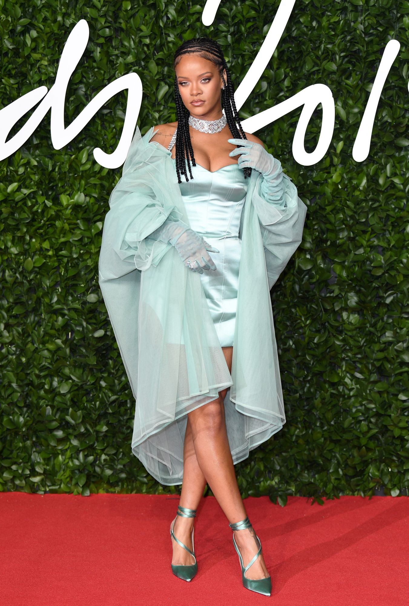 LONDON, ENGLAND - DECEMBER 02: Rihanna attends The Fashion Awards 2019 at the Royal Albert Hall on December 02, 2019 in London, England. (Photo by Karwai Tang/WireImage)