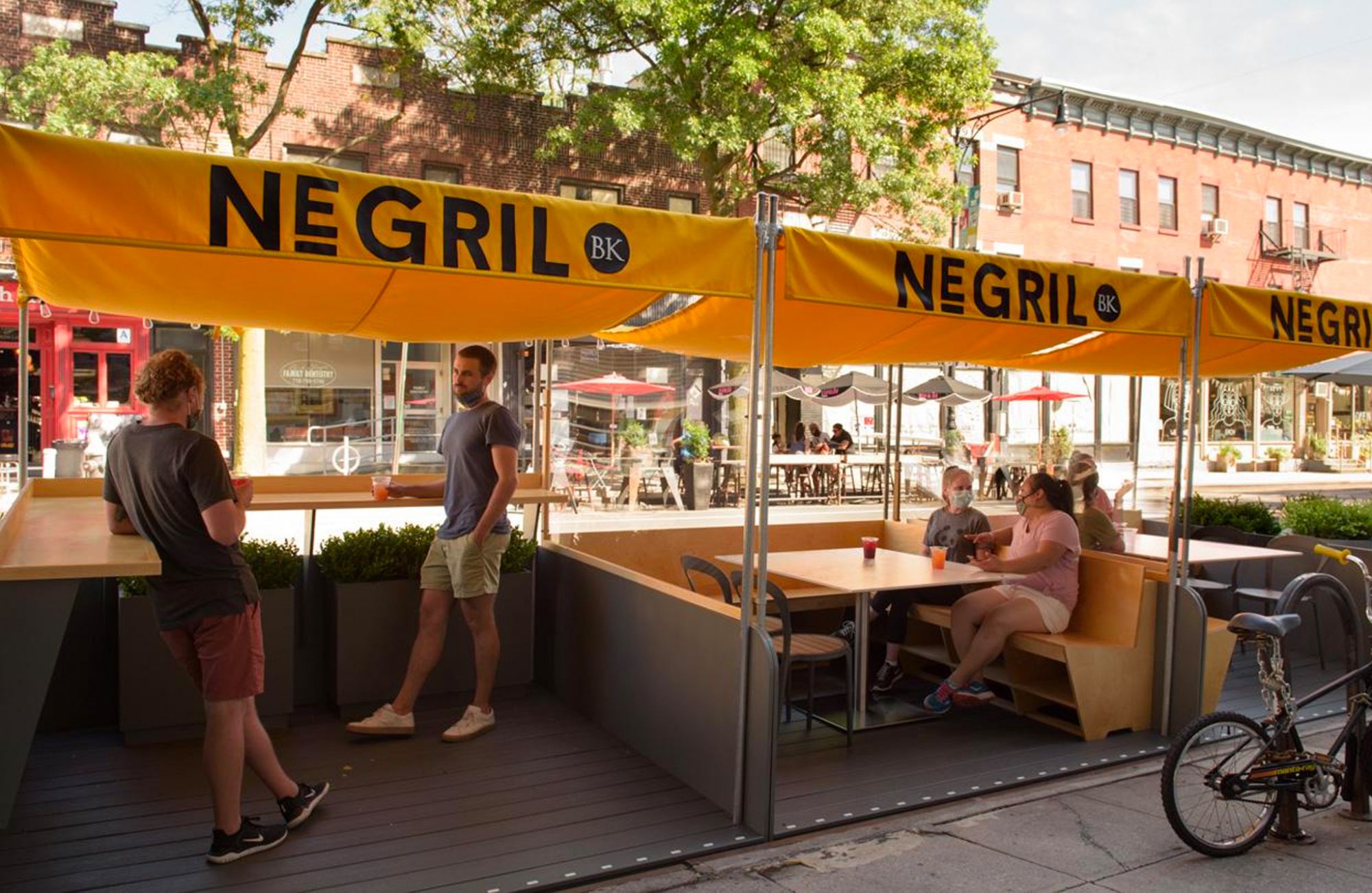 Negril BK in Park Slope, Brooklyn uses the DineOut modular system Image: Courtesy of Rockwell Group