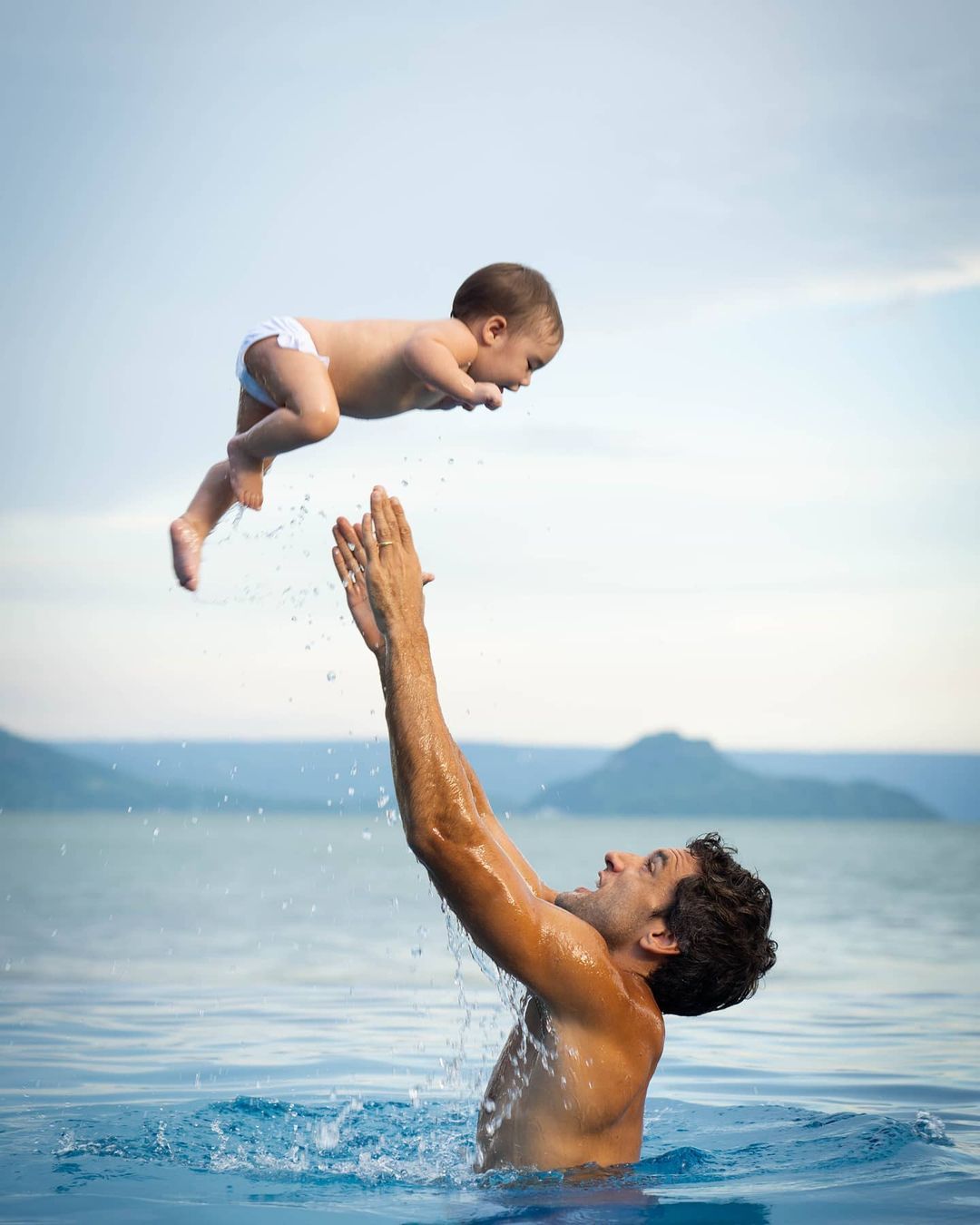 Nico Bolzico with Daughter