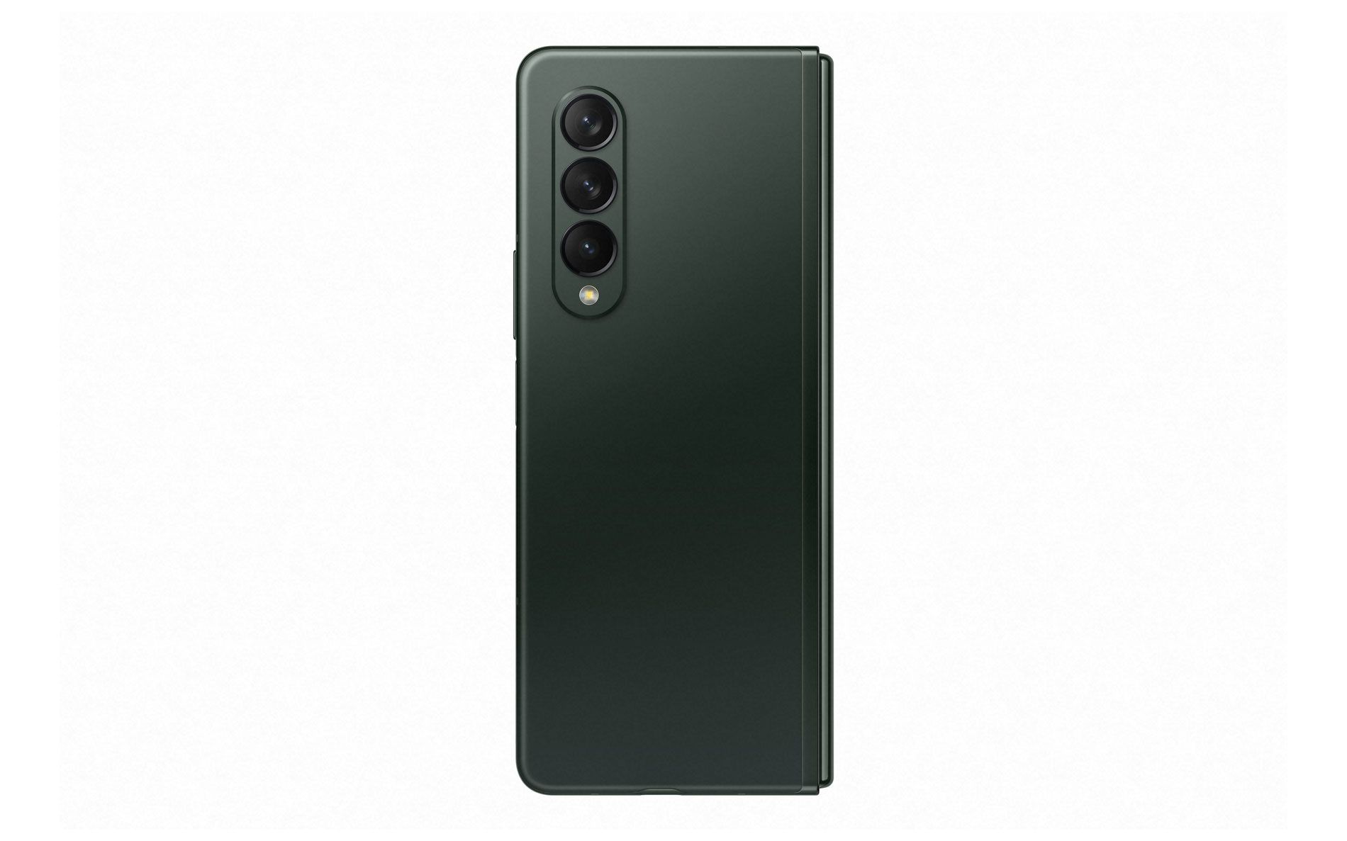 The Galaxy Z Fold 3's camera bump is noticeably smaller this year compared to its predecessor.